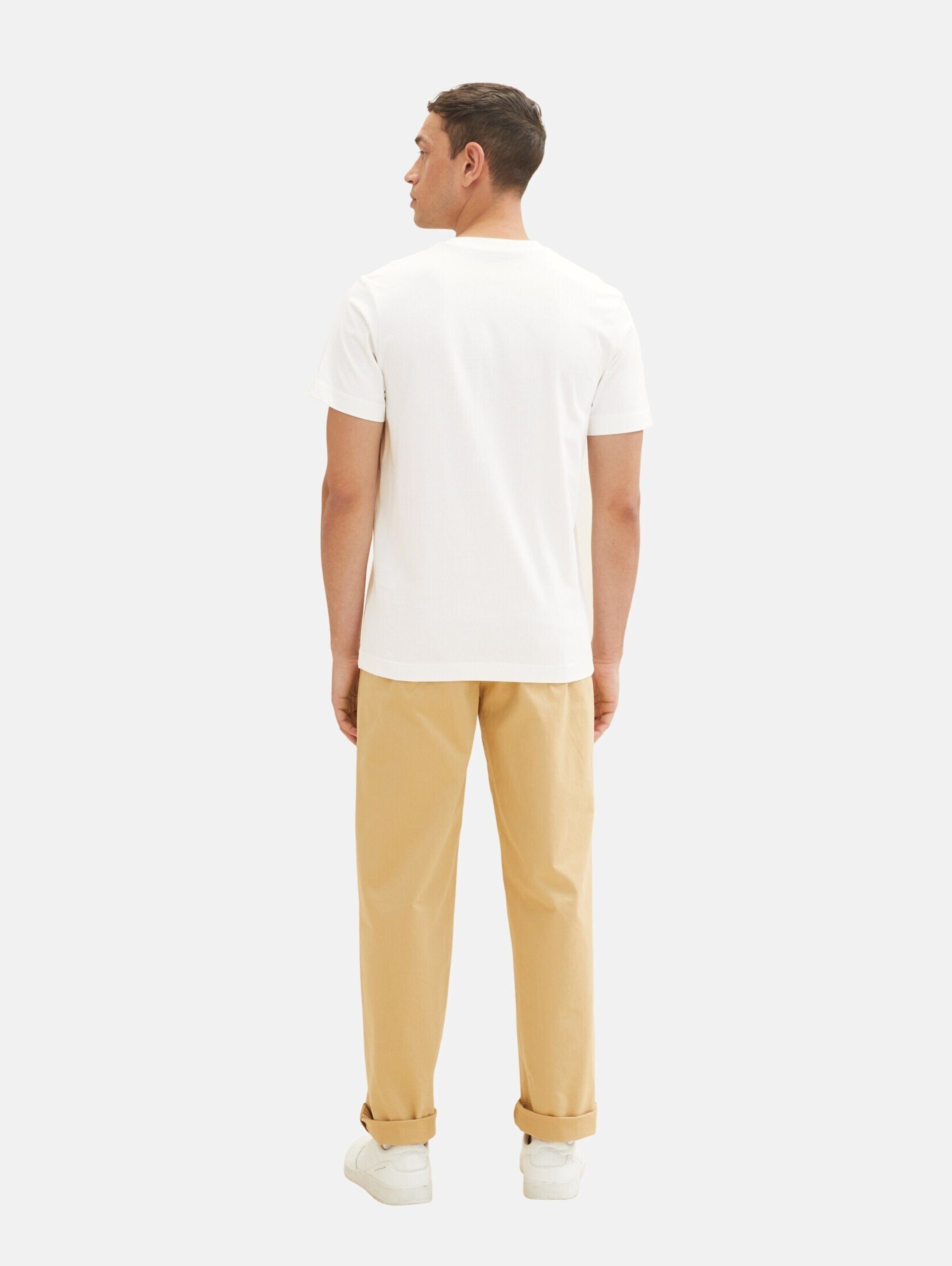 TOM TAILOR T-Shirt (1-tlg) Off 10332 White