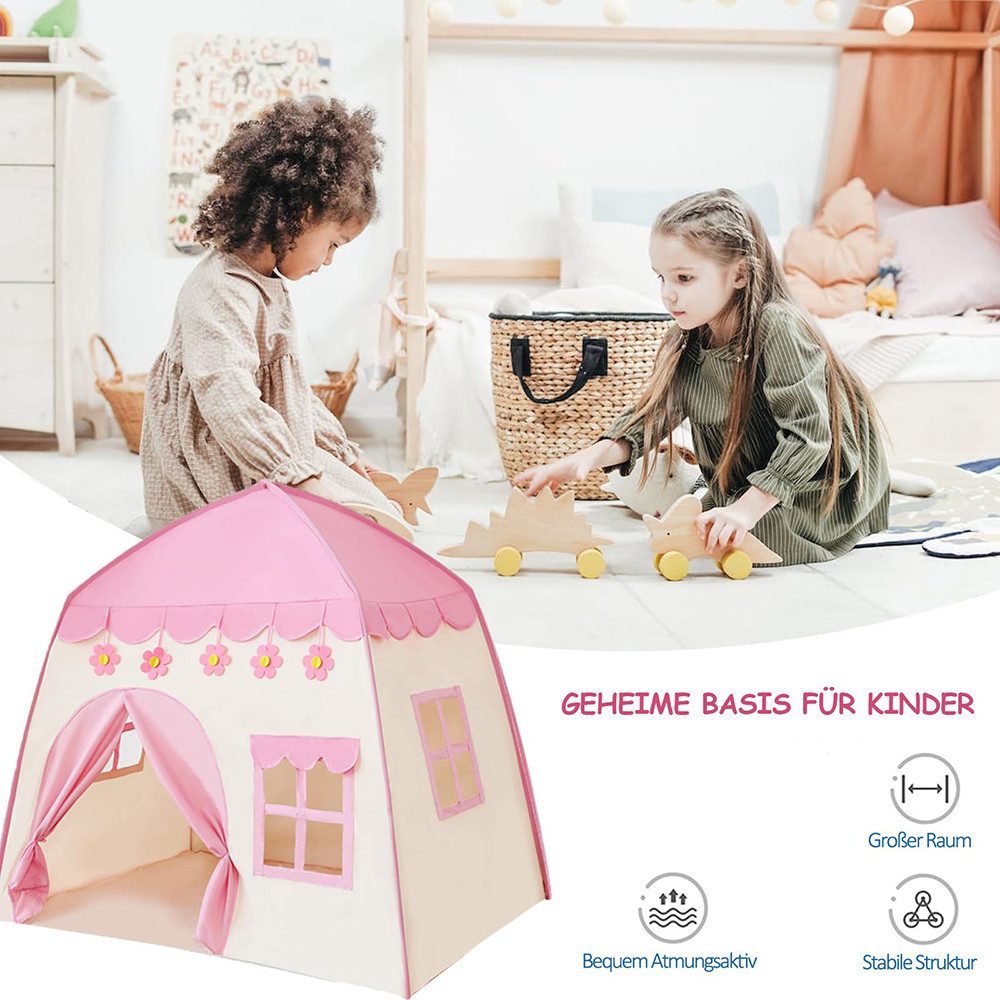 CLTYQ Spielzelt Kinderzelt Spielhaus für Drinnen,faltbares Zelt für Mädchen günstig online kaufen