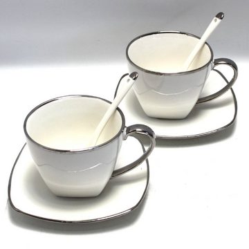 Queen Isabell Tasse W23SV60-06358, Porzellan-Kaffeetassen-Set