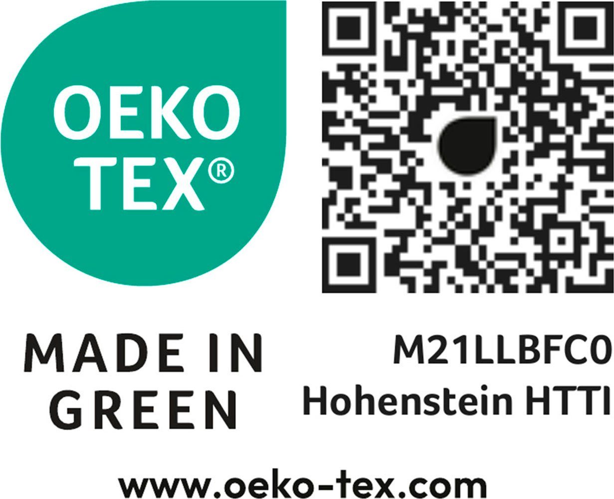 halbtransparent, natur for St), Neutex Vorhang (1 moderne you!, Multifunktionsband Streifendessinierung Allegra, grün