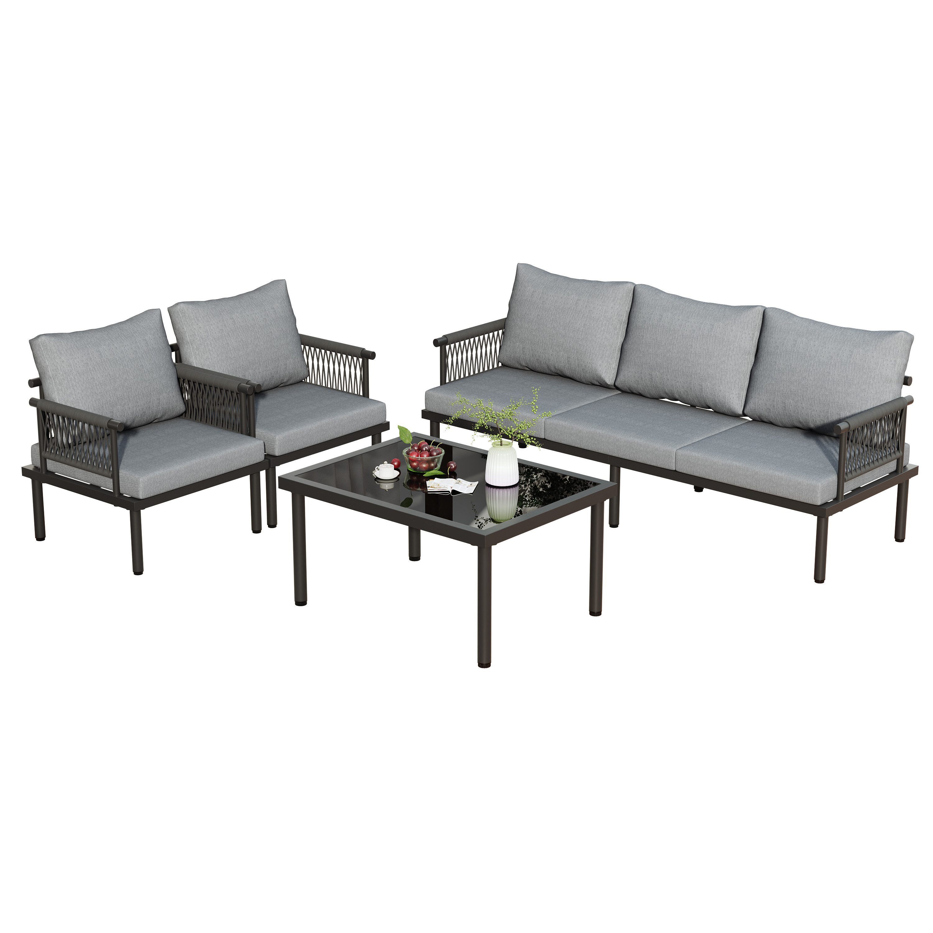 Gartenlounge-Set Outdoor-Möbelset