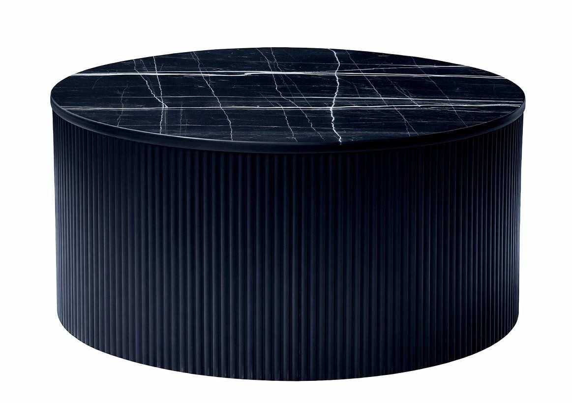 JVmoebel Couchtisch Couchtisch-Set Farbe Dunkelblau Moderner Stil Dunkles Marmor Neu, Made in Europa