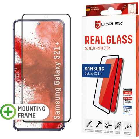 Displex DISPLEX Real Glass Panzerglas für Samsung Galaxy S21+ 5G (6,7) für Samsung Galaxy S21+, Displayschutzfolie