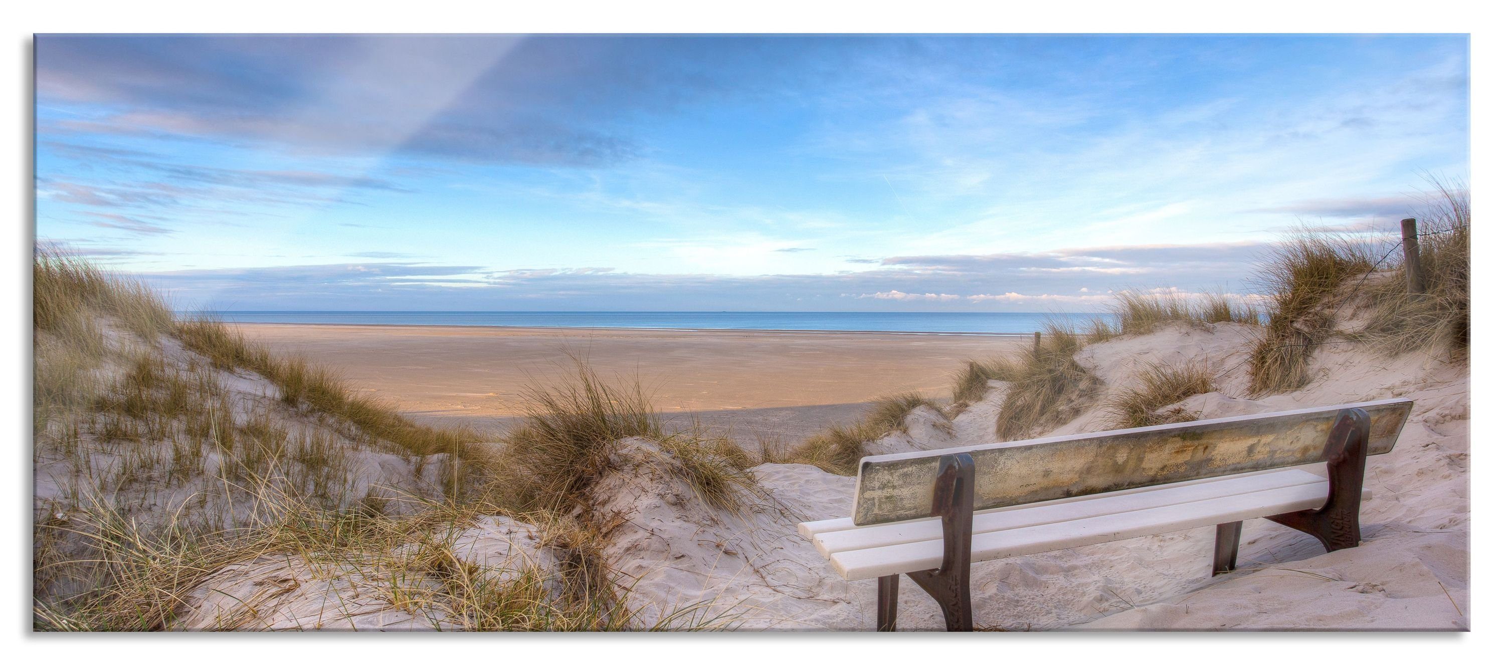 Glasbild Blick auf das Meer