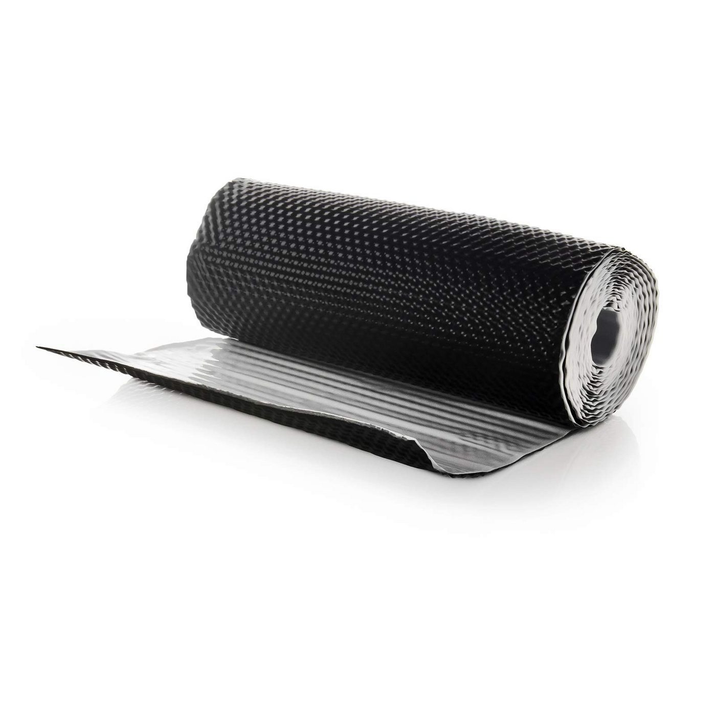 DQ-PP Dichtband DQ-PP WANDANSCHLUSSBAND 5m, B 300mm, Selbstklebend, Dachabdeckung Aluminium und Butyl, Dach Kaminanschlussband, 3D Struktur