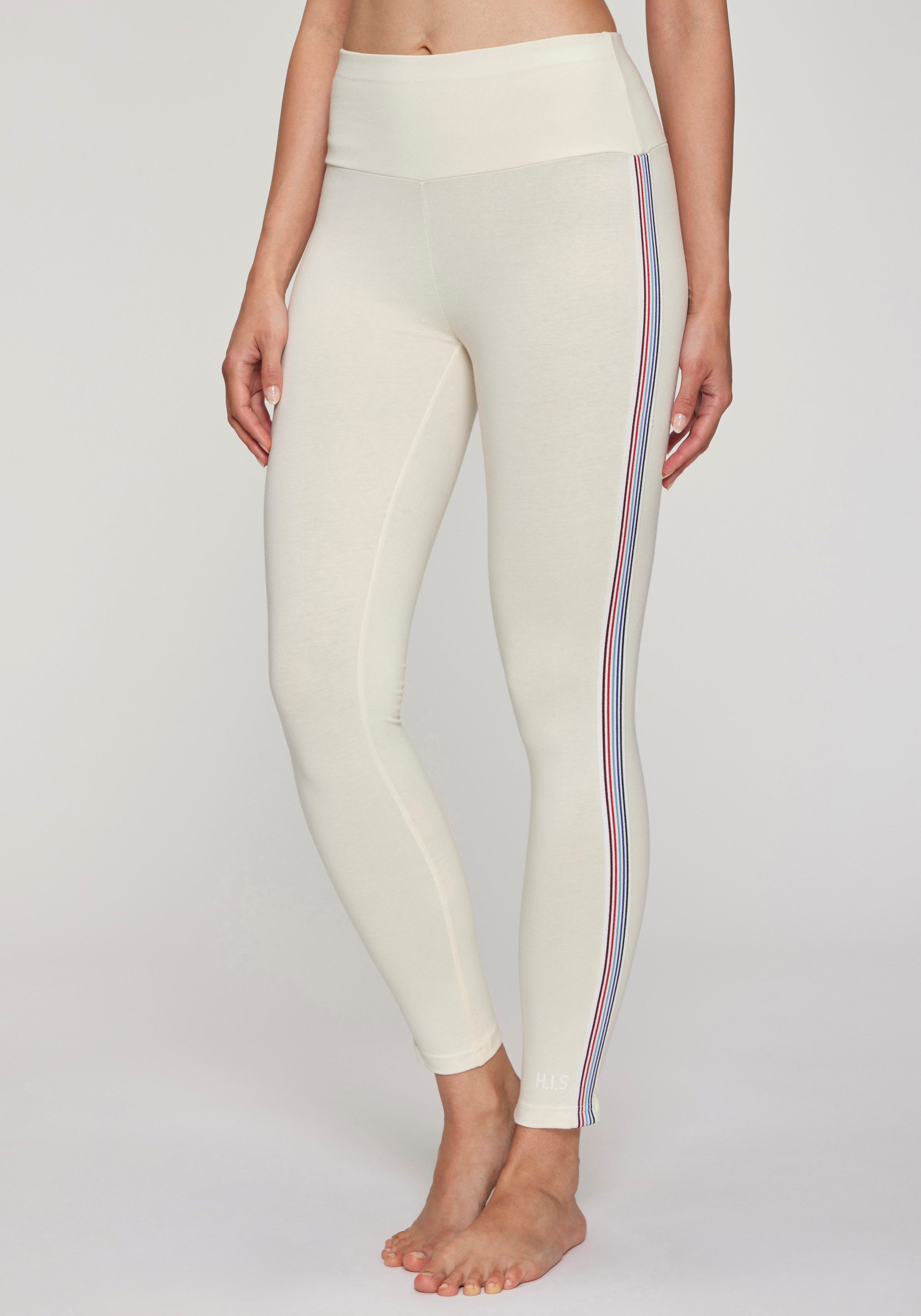 H.I.S Leggings mit Streifentape