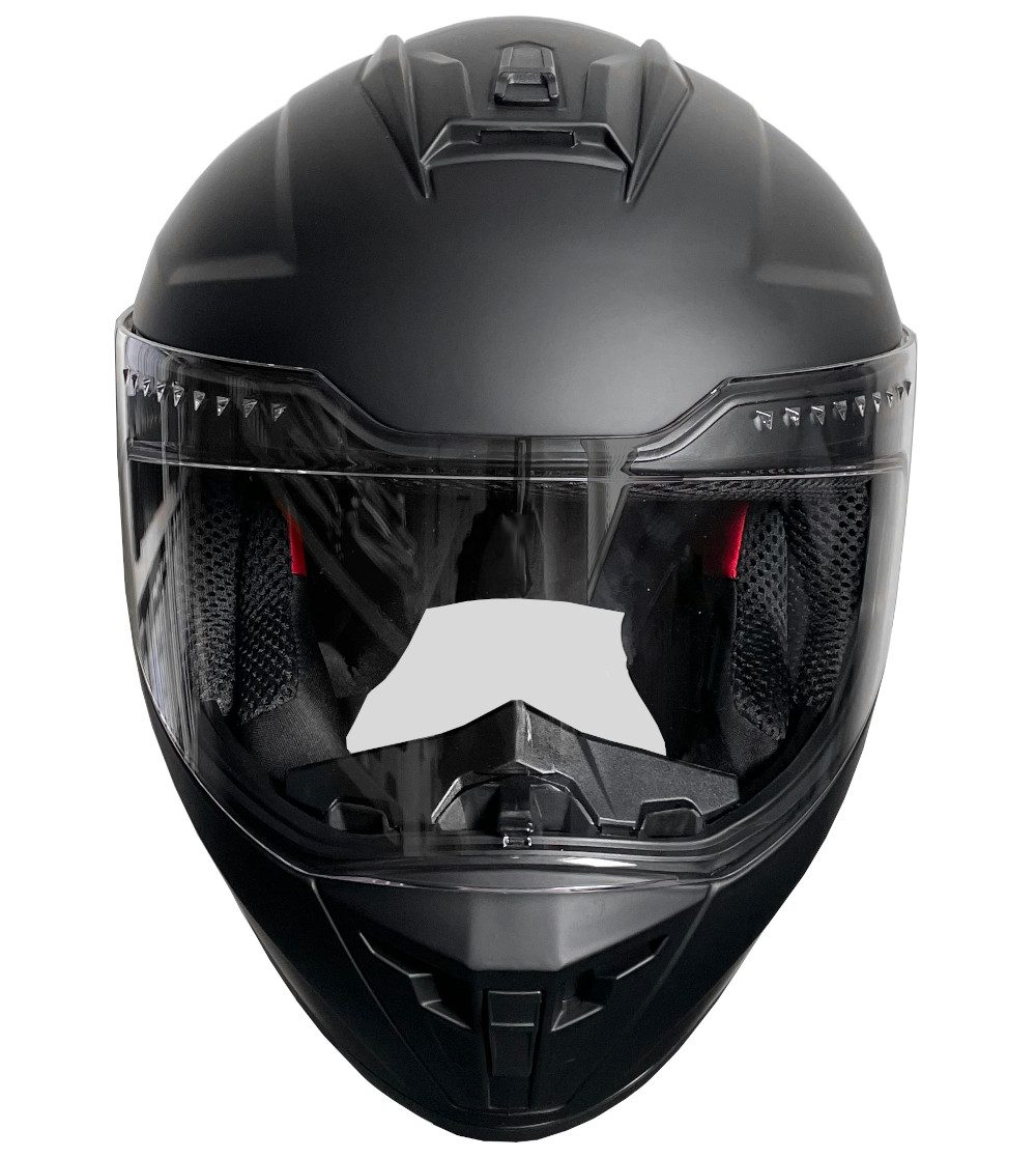 RALLOX Helmets Motorradhelm Motorradhelm M72 matt schwarz S M L XL – Bild 4 von 5