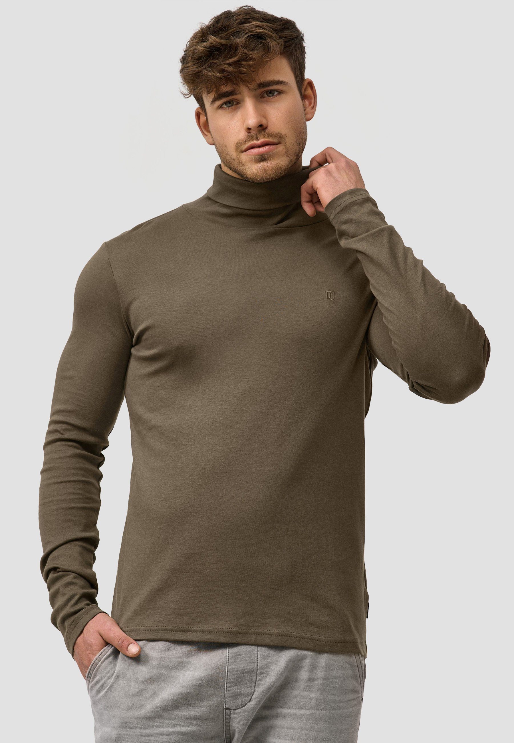 Indicode Rollkragenpullover Eagon Rollkragen aus 100% günstig online kaufen
