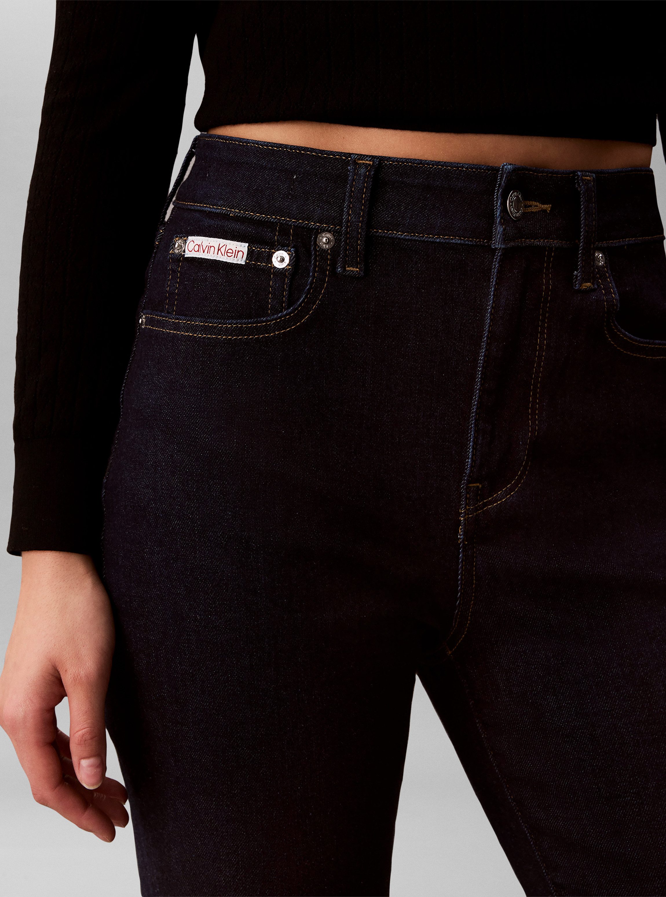 Calvin Klein Jeans Schlagjeans HIGH RISE FLARE CK CLASSIC RINSE Regular fit mit ausgestelltem Bein