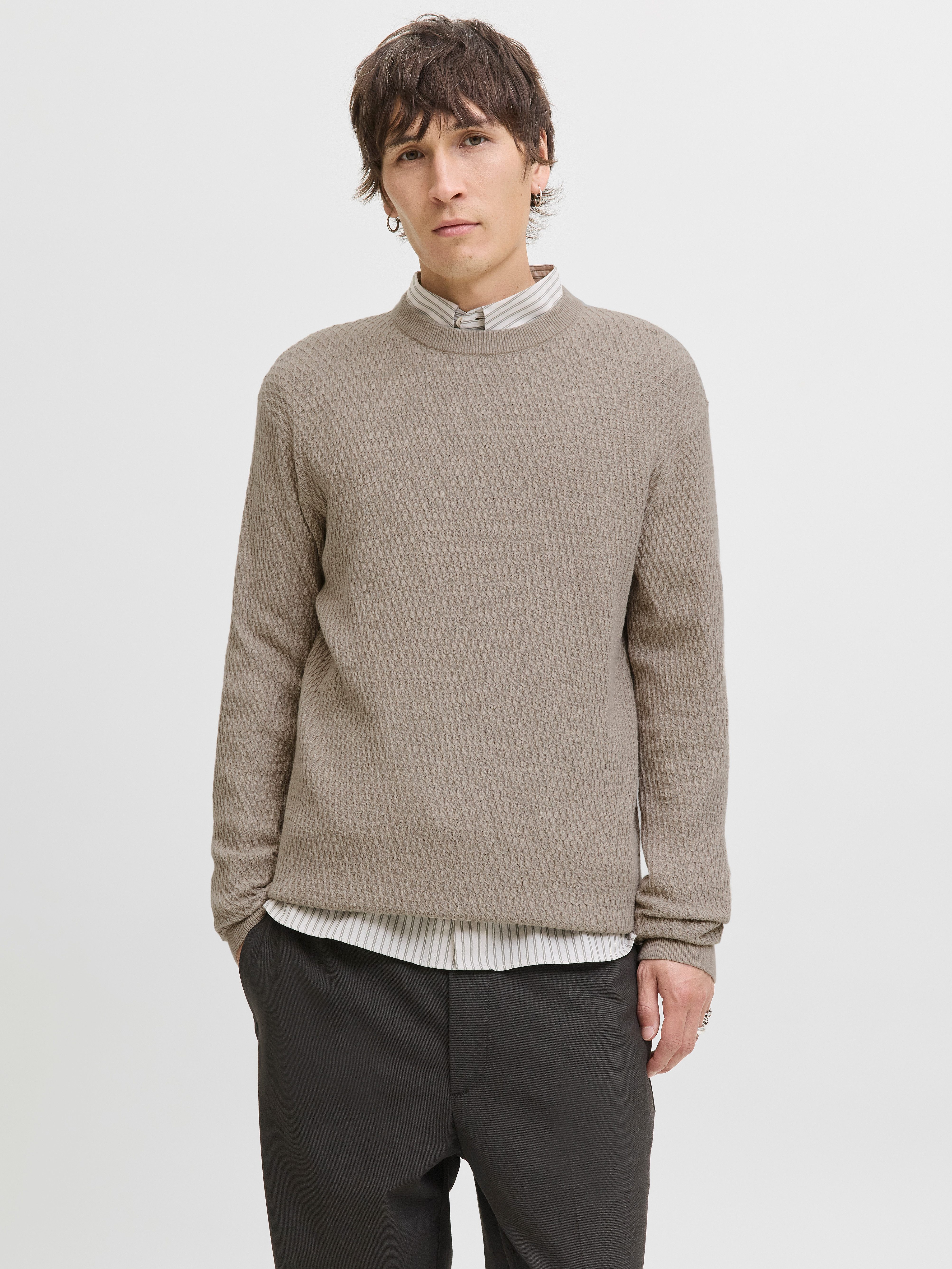 Jack & Jones Strickpullover JPRBLAREAGAN KNIT CREW NECK günstig online kaufen