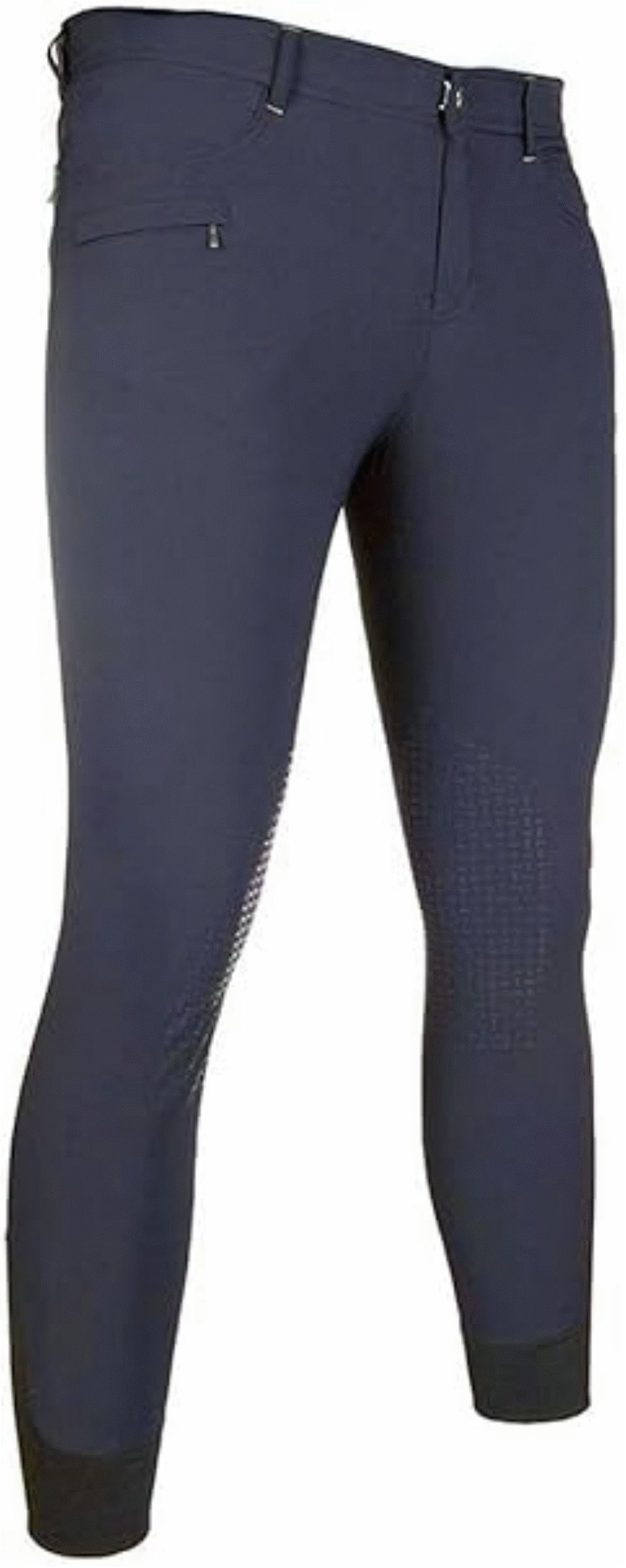 HKM Reithose Herren -San Lorenzo- Silikon-Kniebesatz graphit 44