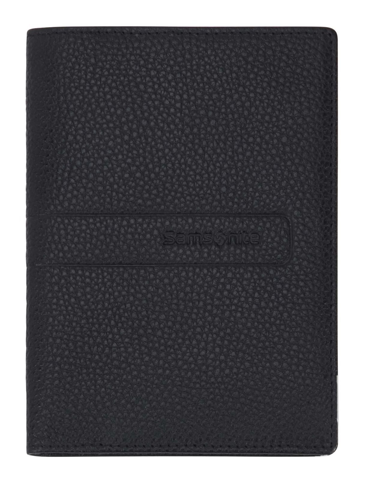 Samsonite Etui Passport Cover, aus echtem Leder mit RFID-Blocker Schutz