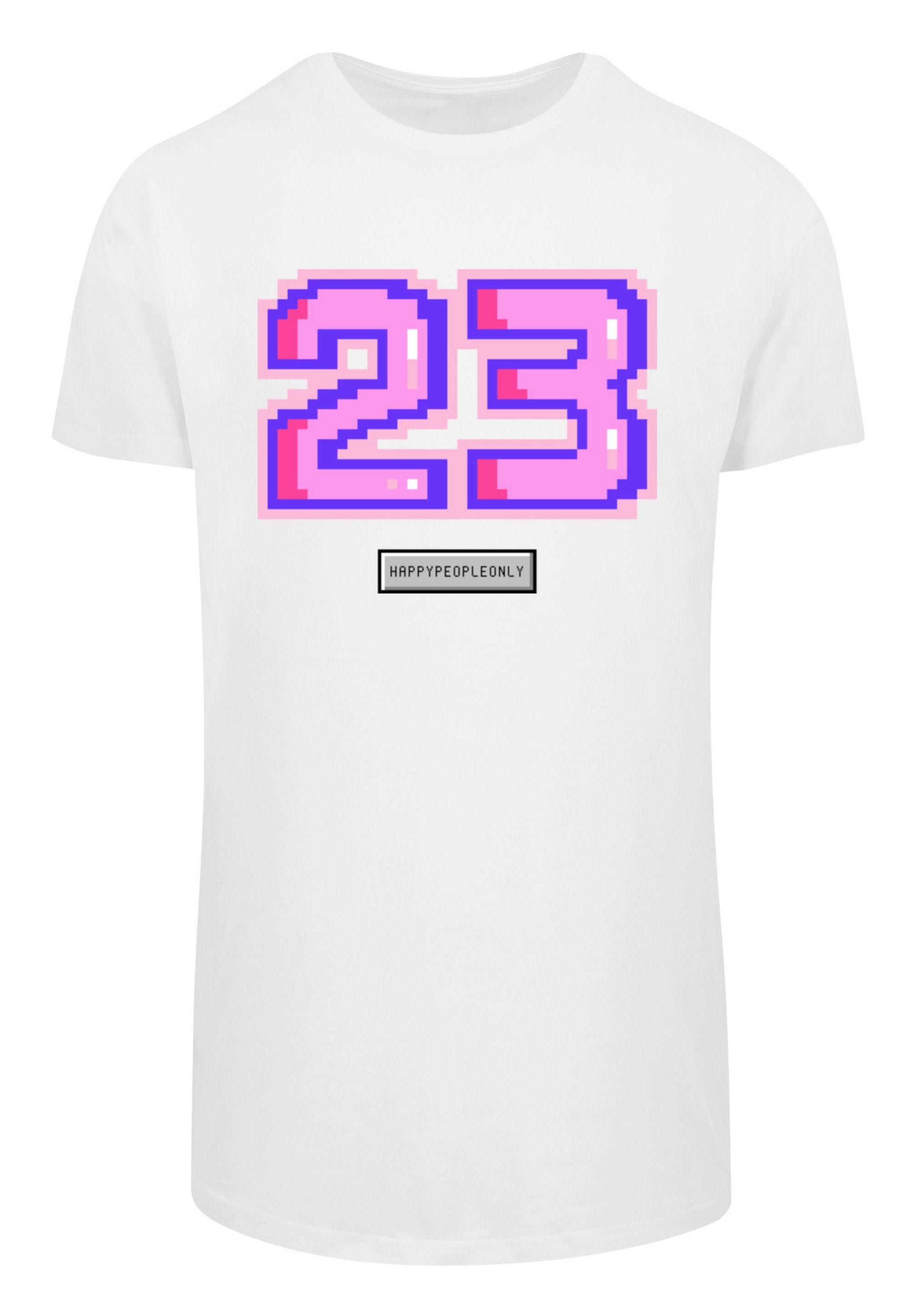 F4NT4STIC T-Shirt pink Print Pixel weiß 23