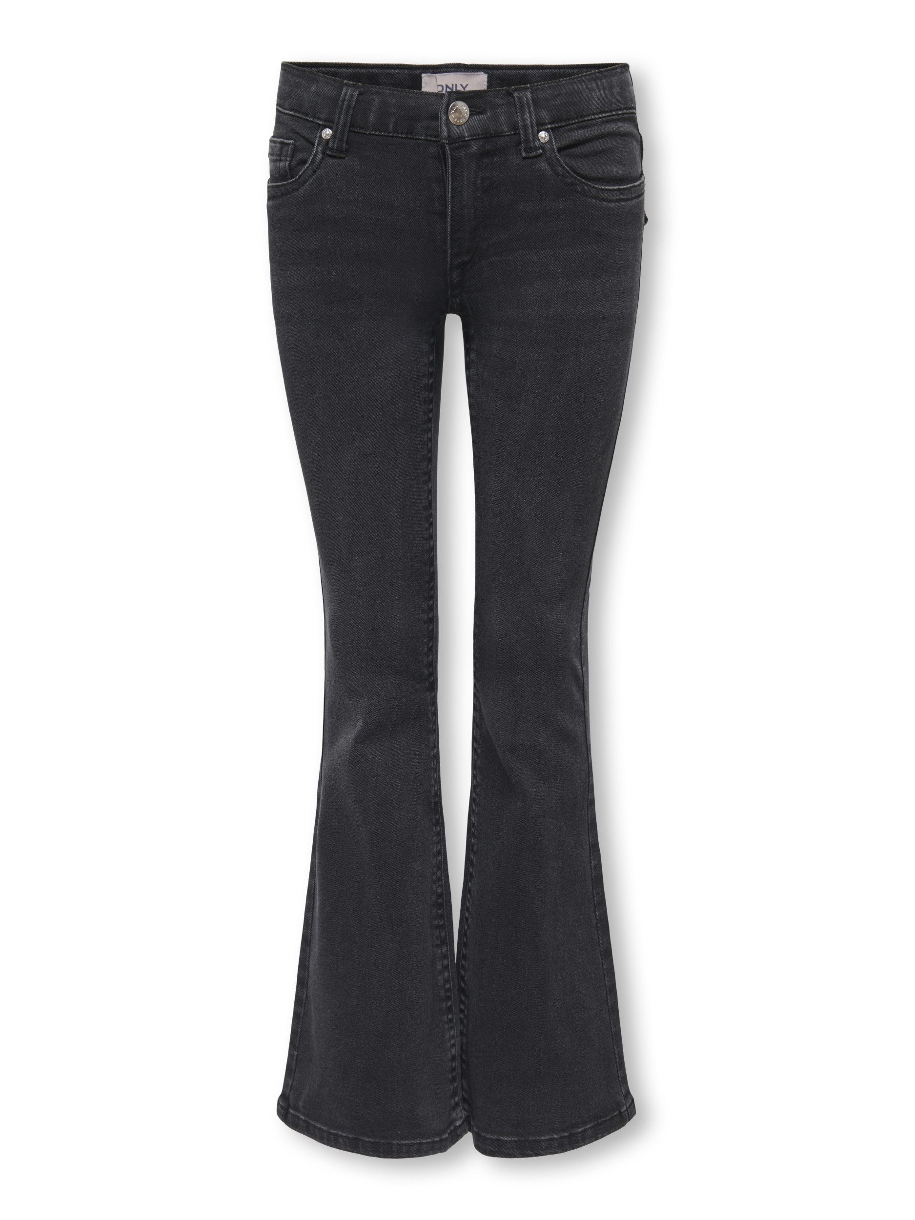 ONLY Bequeme Jeans KOGPHOEBE LW BACK POC FLARED DNM PI