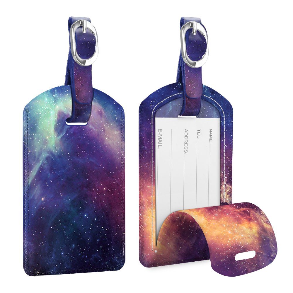 Fintie Gepäckanhänger Kofferanhänger aus Kunstleder, Gepäckanhänger ID Etik günstig online kaufen