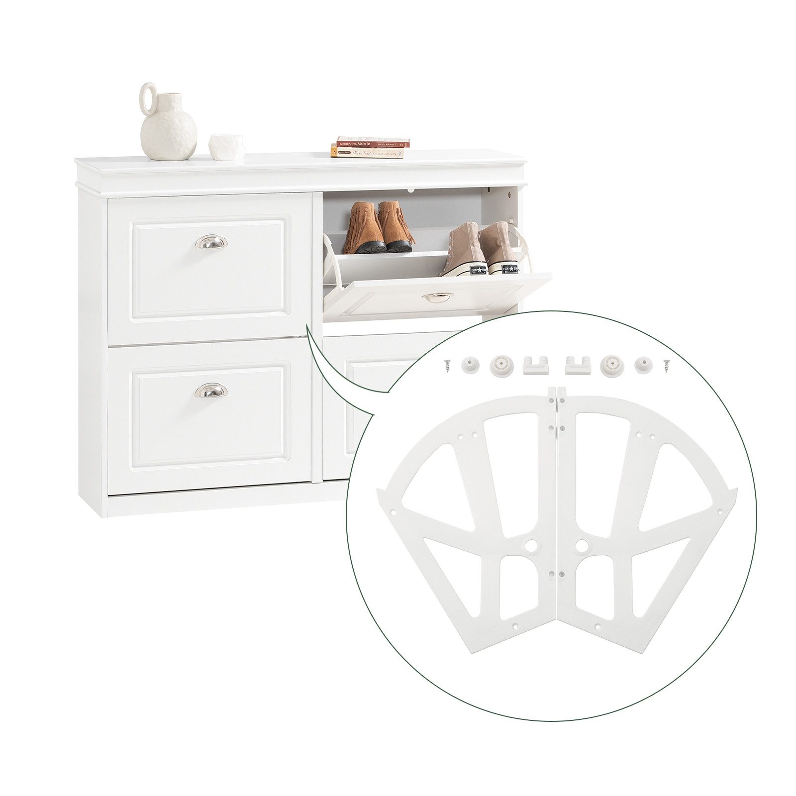 SoBuy Schuhkipper SDA08, Schrank Scharniere Möbel Scharnier für Schuhschran günstig online kaufen