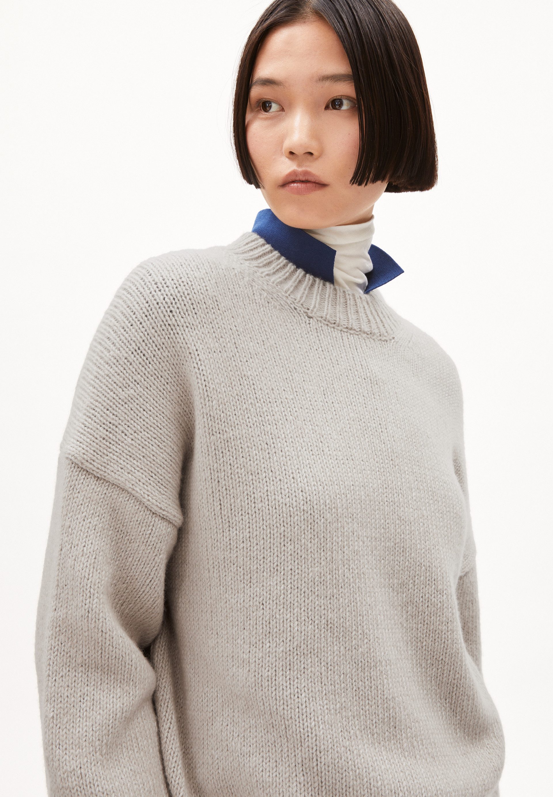 Armedangels Strickpullover SADNAA SOLID Oversized Fit
