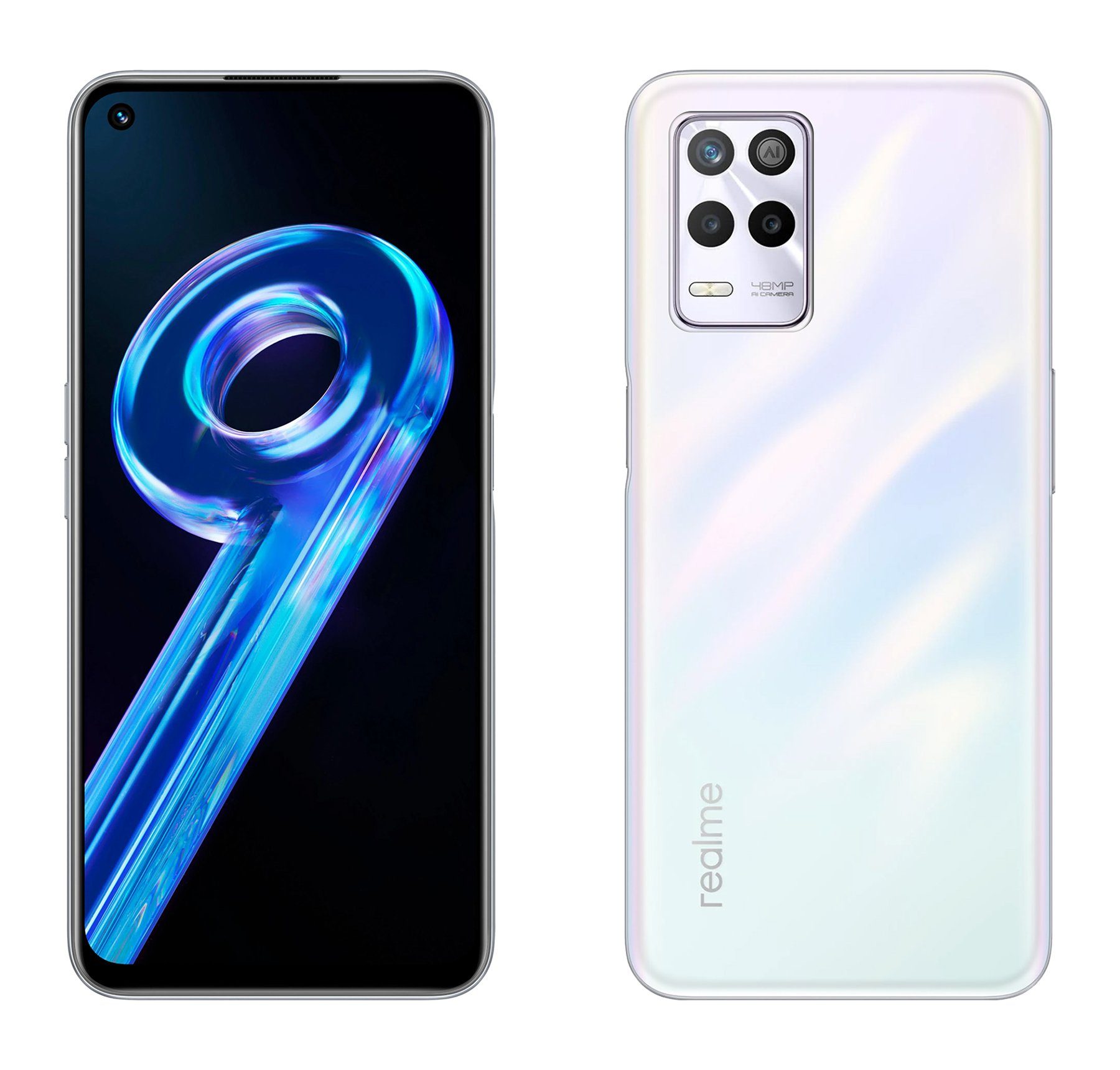 cofi1453 Handyhülle Silikon Hülle Basic kompatibel mit Realme 8i 6,6 Zoll, Case Cover Schutzhülle Bumper