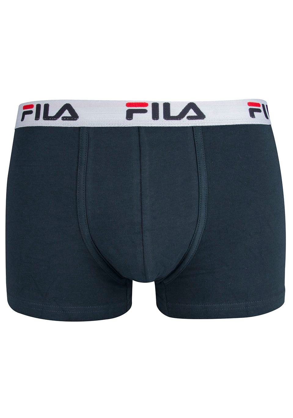 (Packung, navy mit Boxershorts 3-St) elastischem Logobund Fila