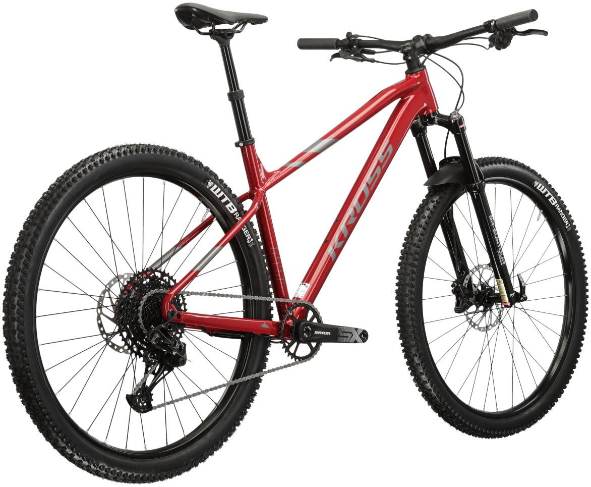 Kross Mountainbike KROSS MTB Hardtail Level 6.0 29" rot 12 Gänge, 12 Gang SRAM NX EAGLE Schaltwerk, Kettenschaltung