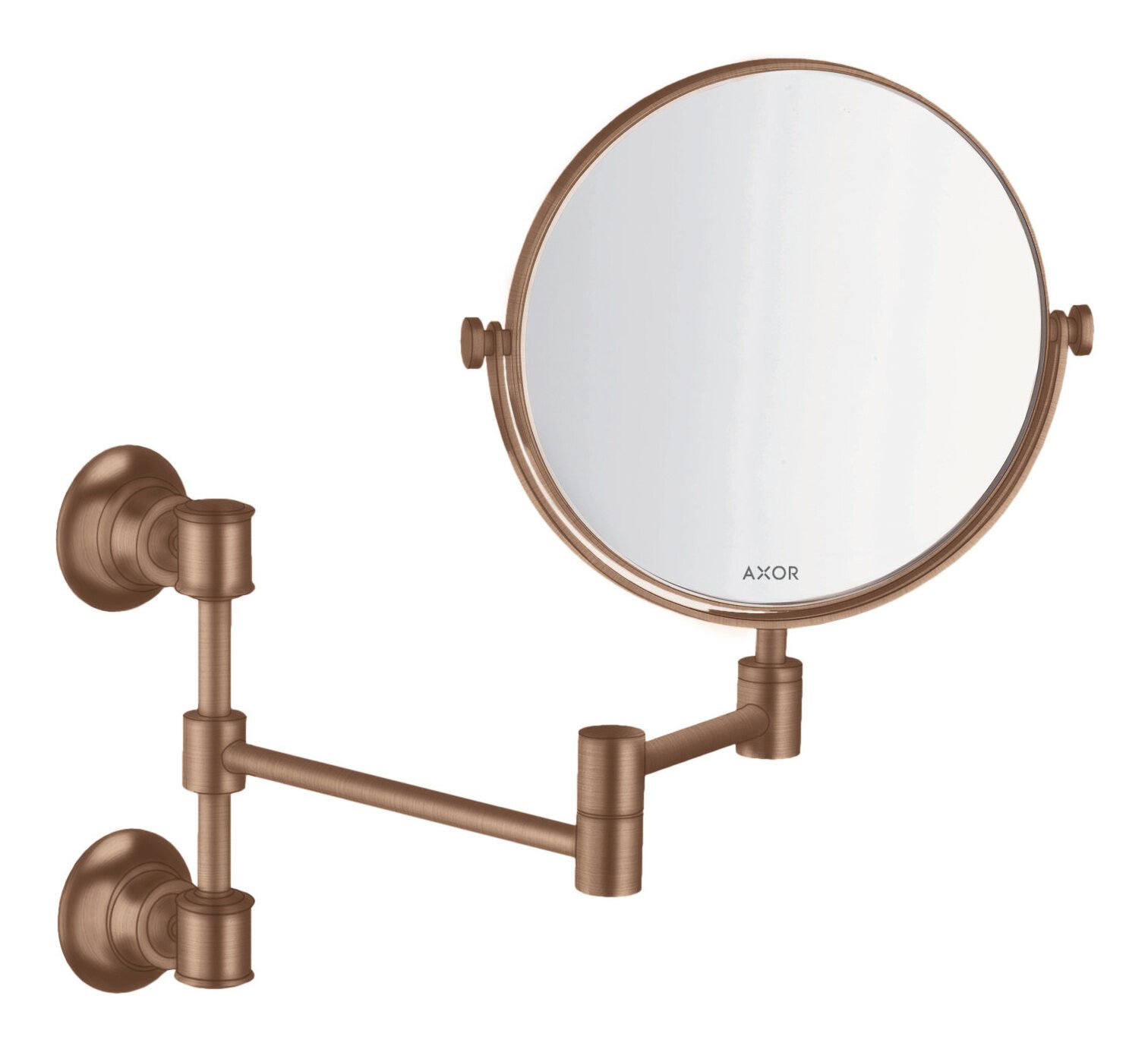 hansgrohe Rasierspiegel Axor Montreux, Brushed Red Gold
