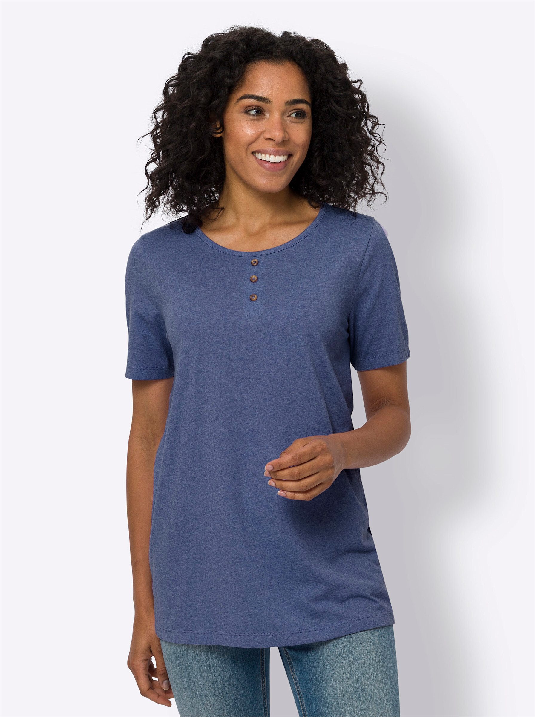 Sieh an! T-Shirt Longshirt günstig online kaufen