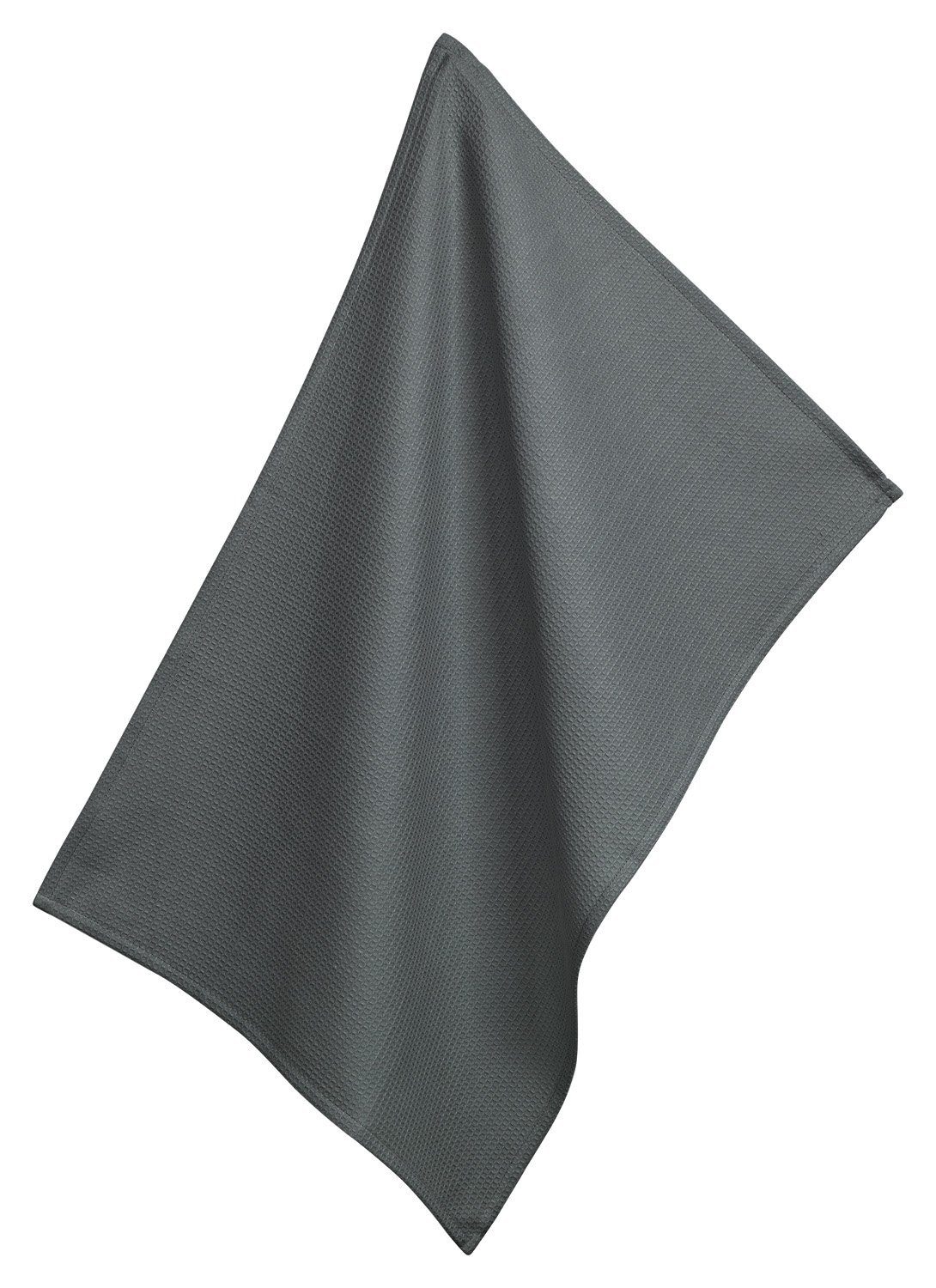 kela Geschirrtuch TIA, Graphitgrau, B 50 cm x L 70 cm, Waffeloptik