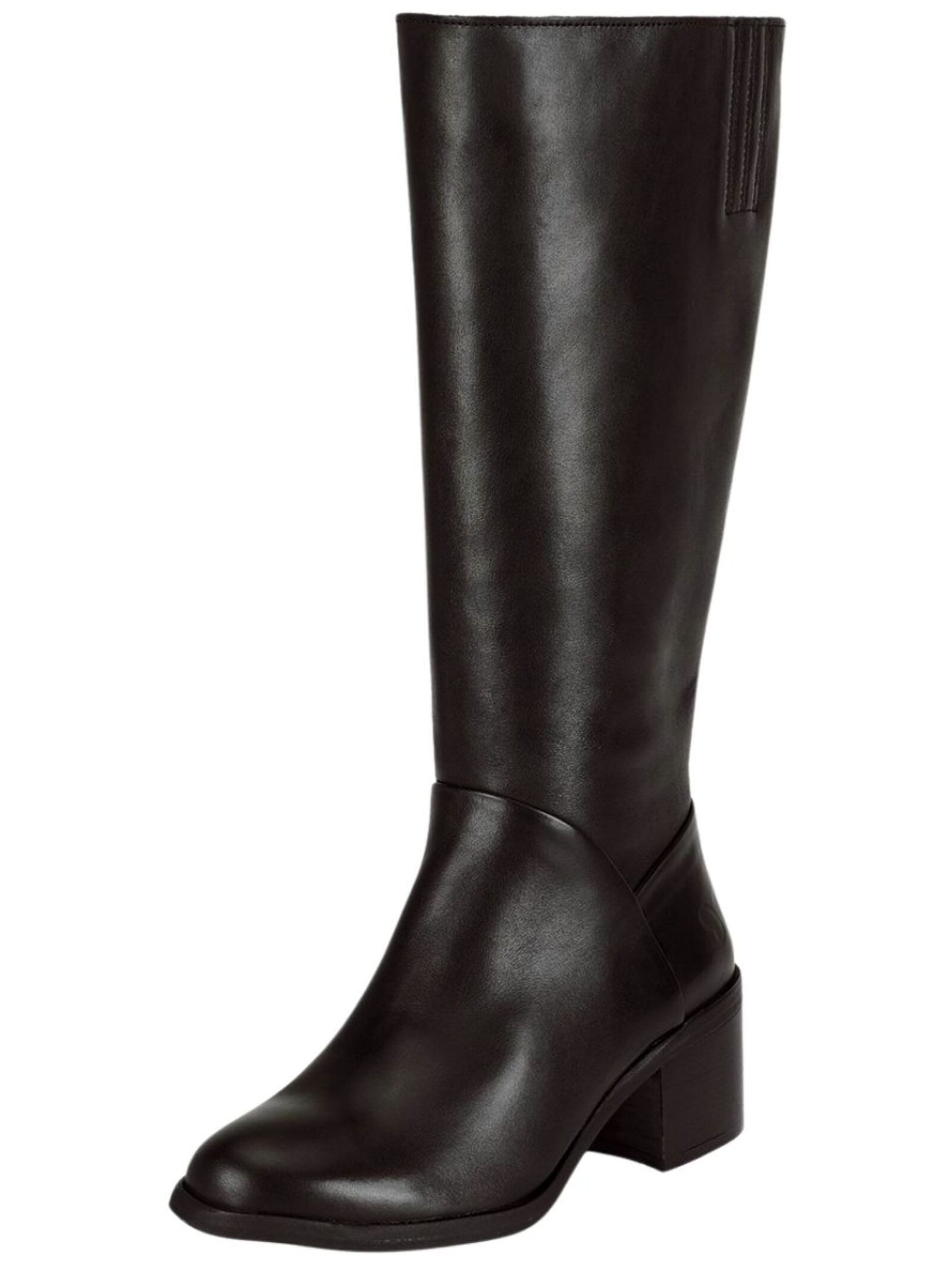 Felmini Wide Fit Stiefel Leder . Bikerboots