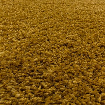 Teppich Hochflor Teppich Sima Goldfarbe, Teppich Boss, Läufer, Höhe: 30 mm