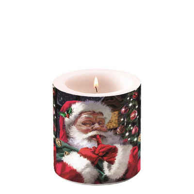 Ambiente Papierserviette Neu 2024 - Weihnachten – Kerze klein – Candle small – Format: Ø 7,5
