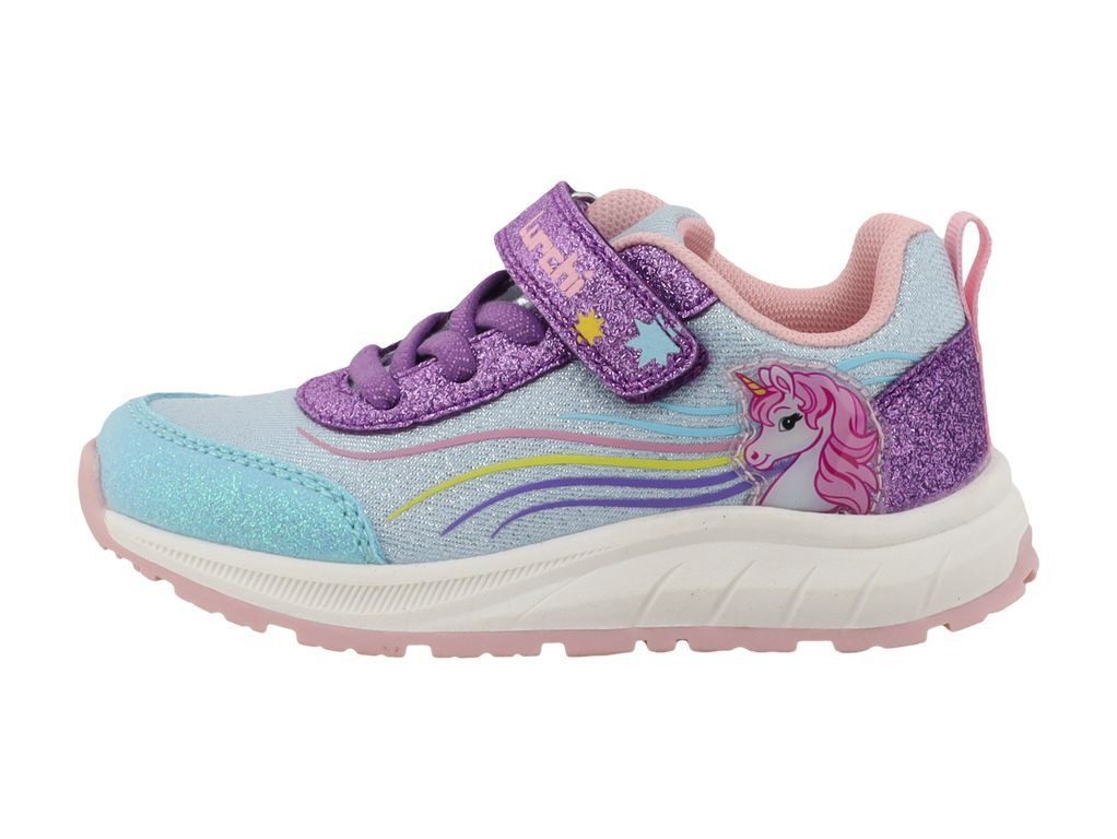 Lurchi Lurchi Kinder Sneaker Anni 95L0083012-03619 blue-purple glitter Sneaker
