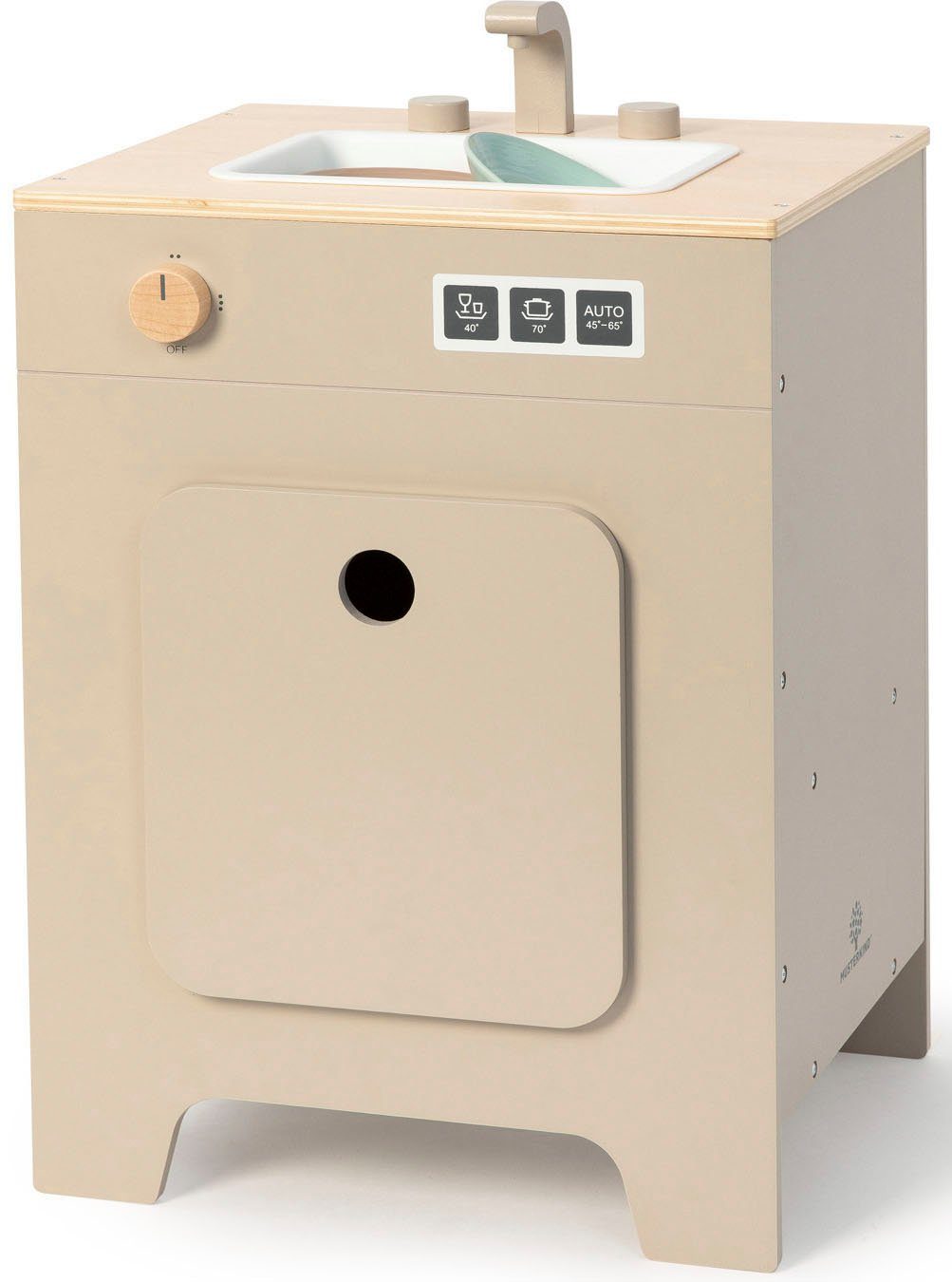 MUSTERKIND® Kinder-Geschirrspüler Geschirrspüler Mix & Match, warmgrau/natu günstig online kaufen