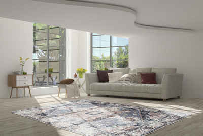 Teppich Emin 500, calo-deluxe, rechteckig, Höhe: 10 mm, reine Baumwolle, Wohnzimmer