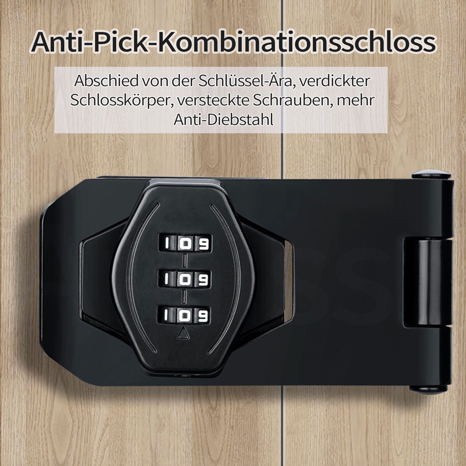 Refttenw Möbelschloss Zahlenschloss Schrank Schubladen Zahlenschloss 3 Stellig