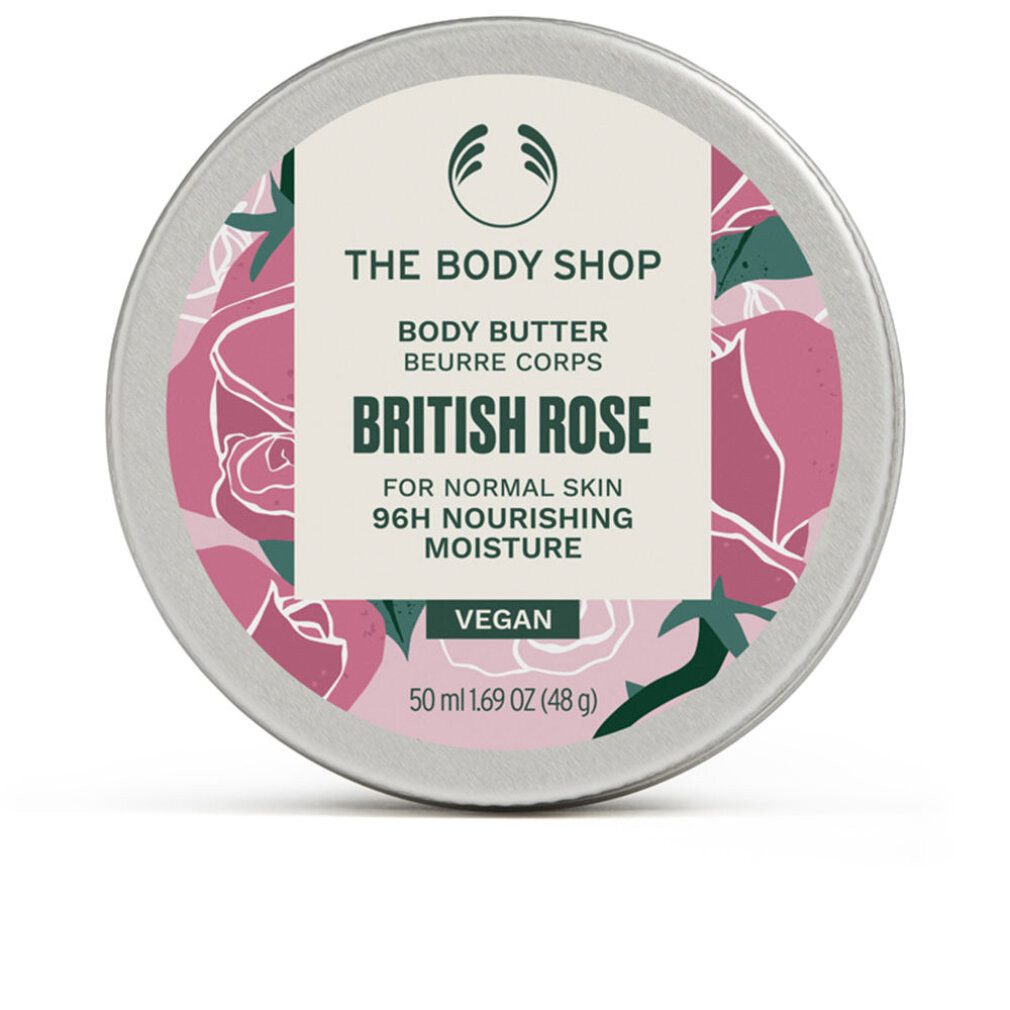 The Body Shop Körperpflegemittel Körperbutter für normale Haut British Rose (Körperbutter) 50 ml