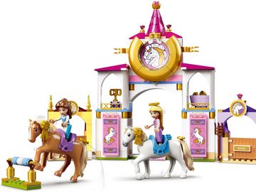 LEGO® Konstruktionsspielsteine LEGO® Disney™ - Belles und Rapunzels königliche Ställe, (Set, 239 St)