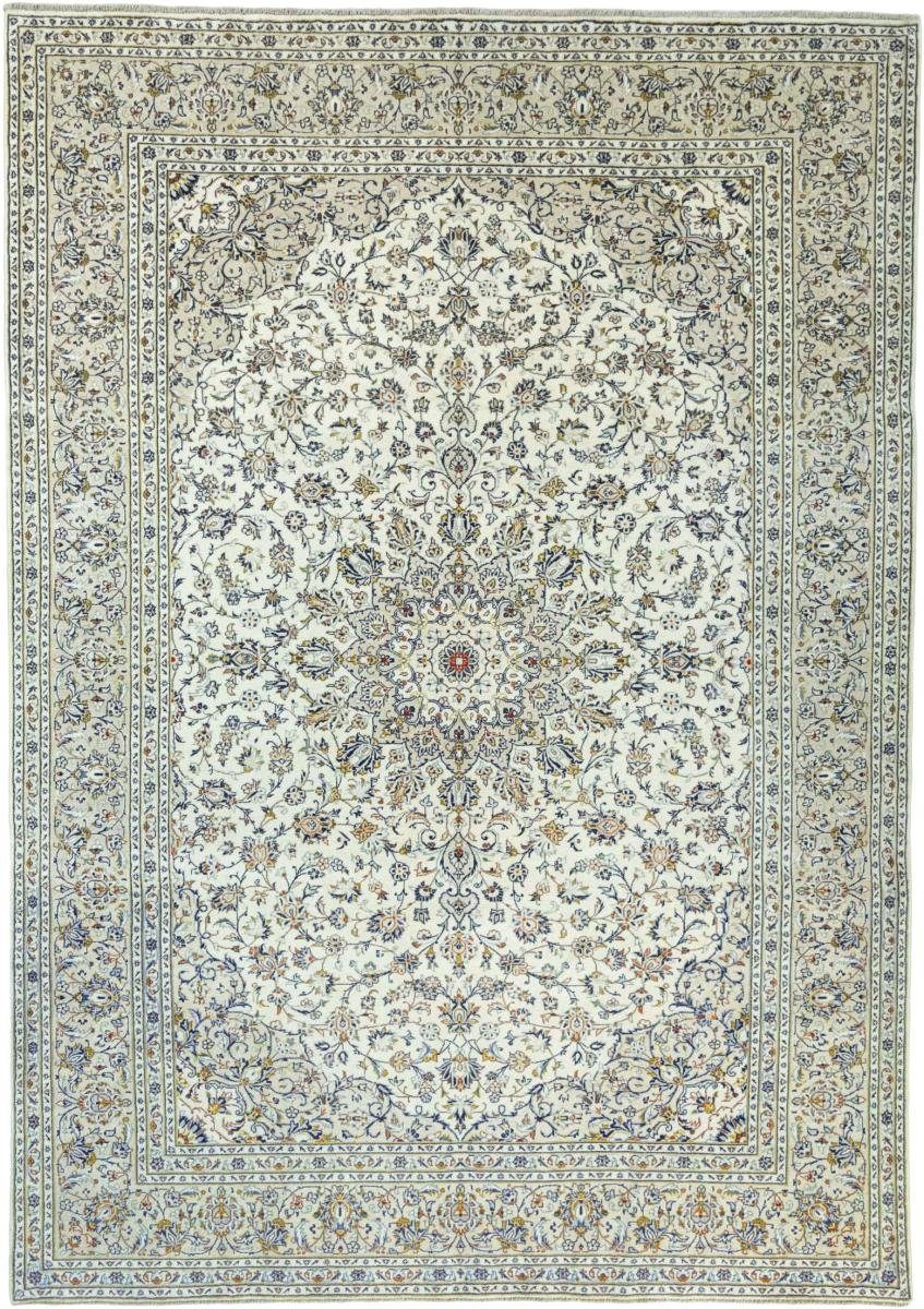 Orientteppich Keshan 248x352 Handgeknüpfter Orientteppich / Perserteppich, Nain Trading, rechteckig, Höhe: 12 mm