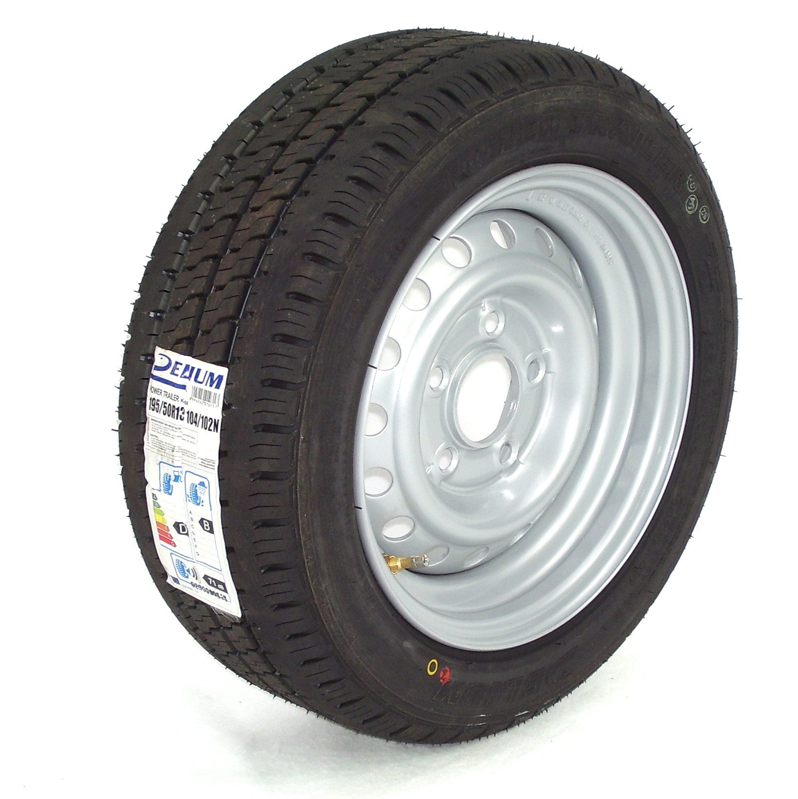 Apex Anhänger Komplettrad Anhängerrad Reifen 195/50 R13 112x5 104/102N 900kg TB130, 1-tlg.
