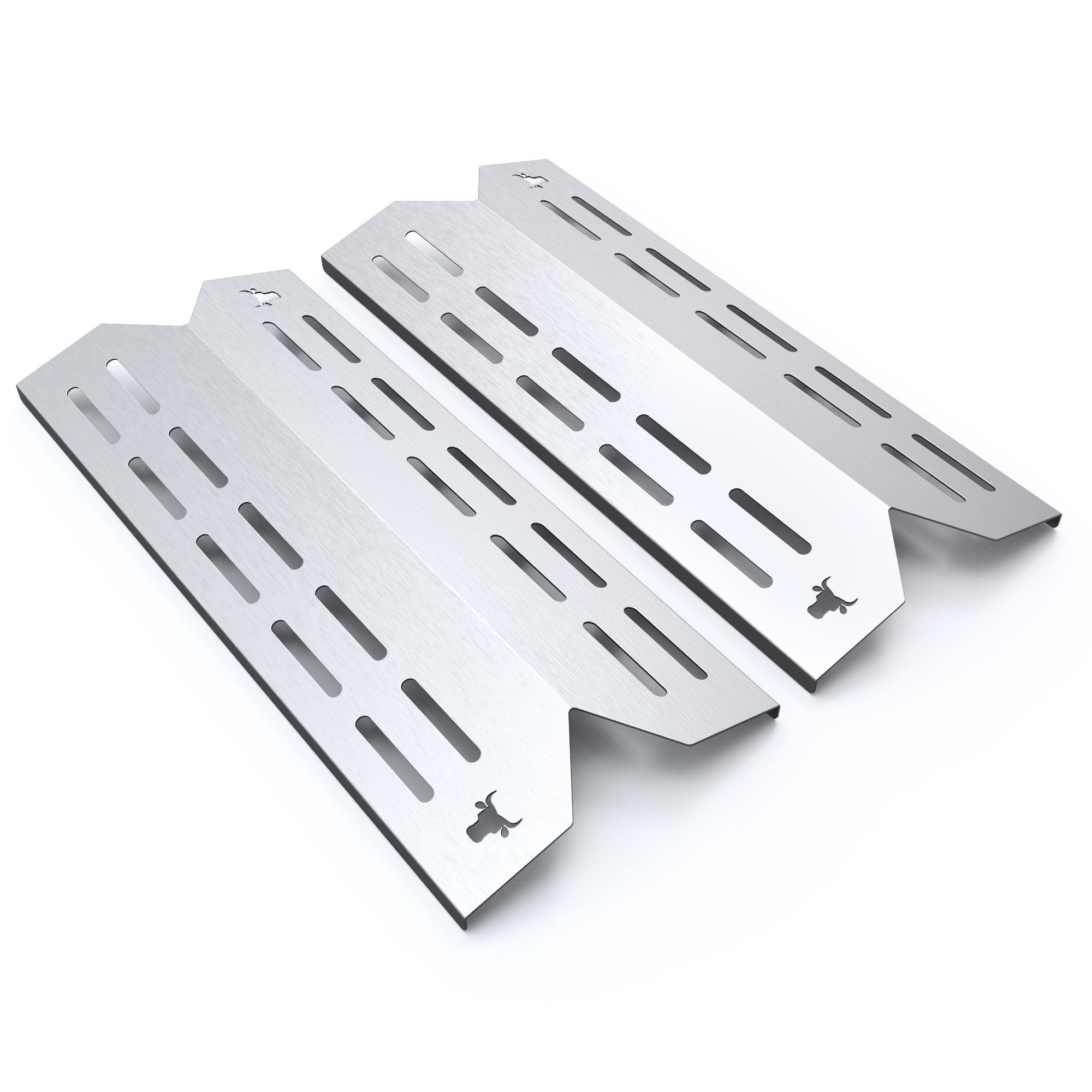 tuning-art Grillerweiterung GA24 Brennerabdeckung Set Edelstahl für Landmann Triton 2.0 und 2.1