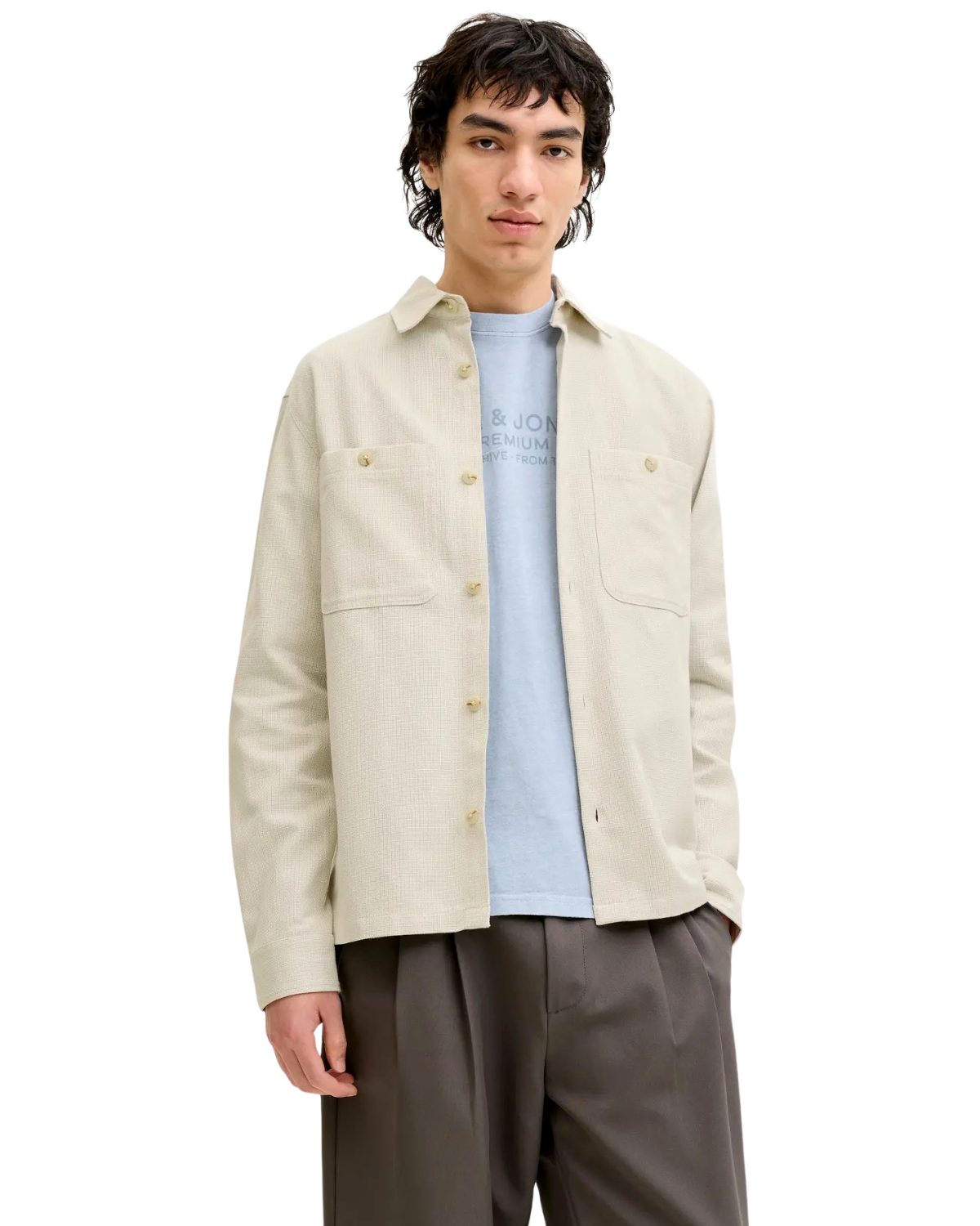 Jack & Jones Langarmhemd Klassisches Herrenhemd in Regular Fit