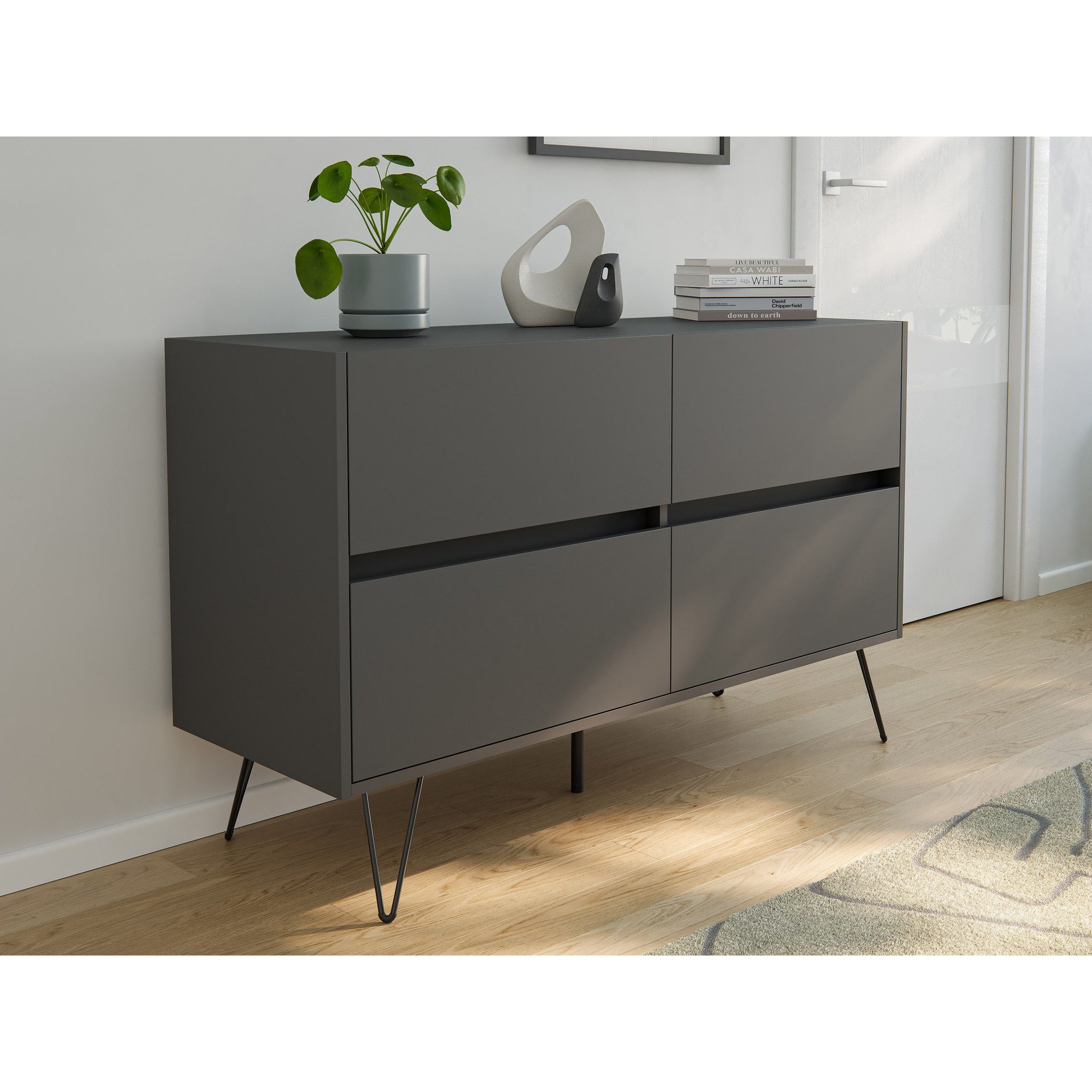 Posseik Sideboard Posseik Sideboard Industrial E 120 cm Grafit