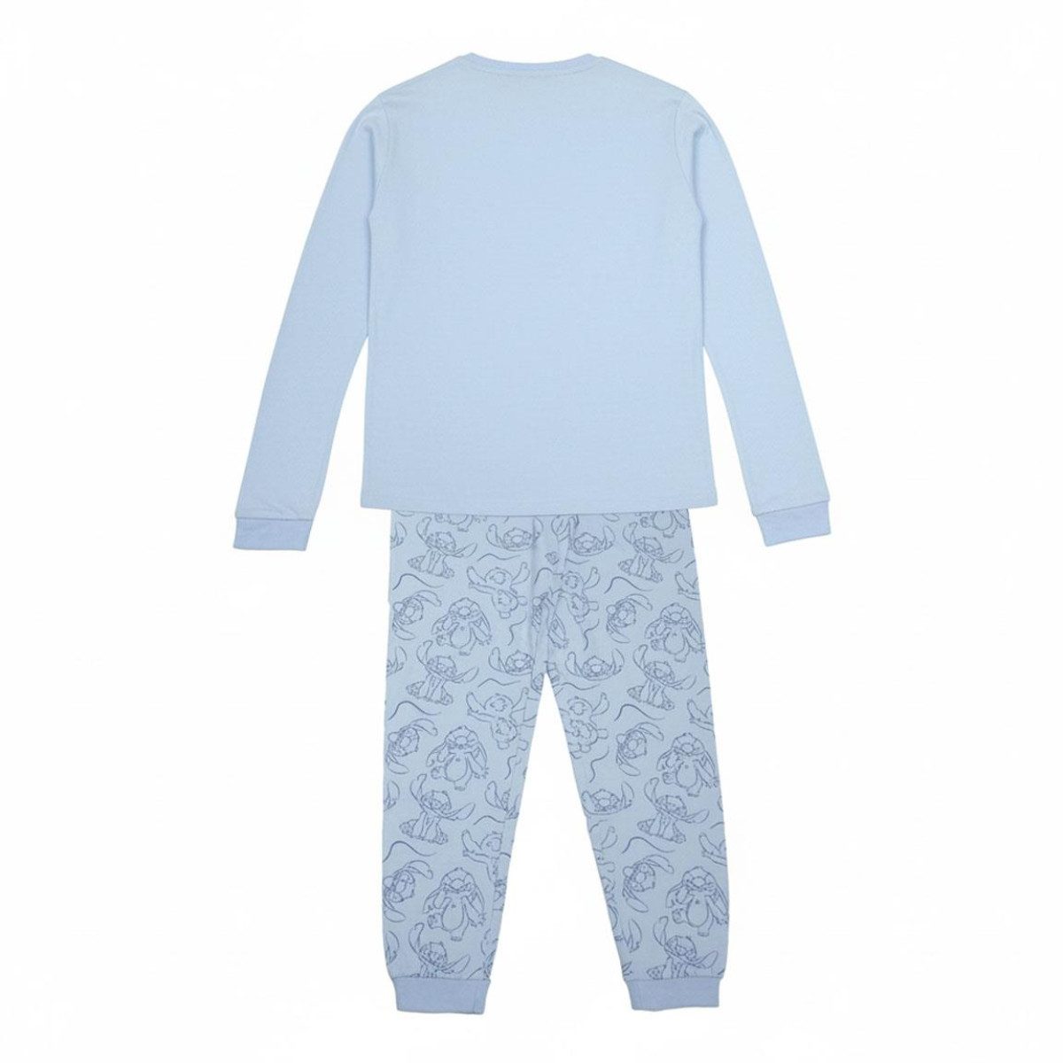 Disney Schlafanzug Lilo & Stitch Long Pyjama für Erwachsene bequemer Schlaf günstig online kaufen