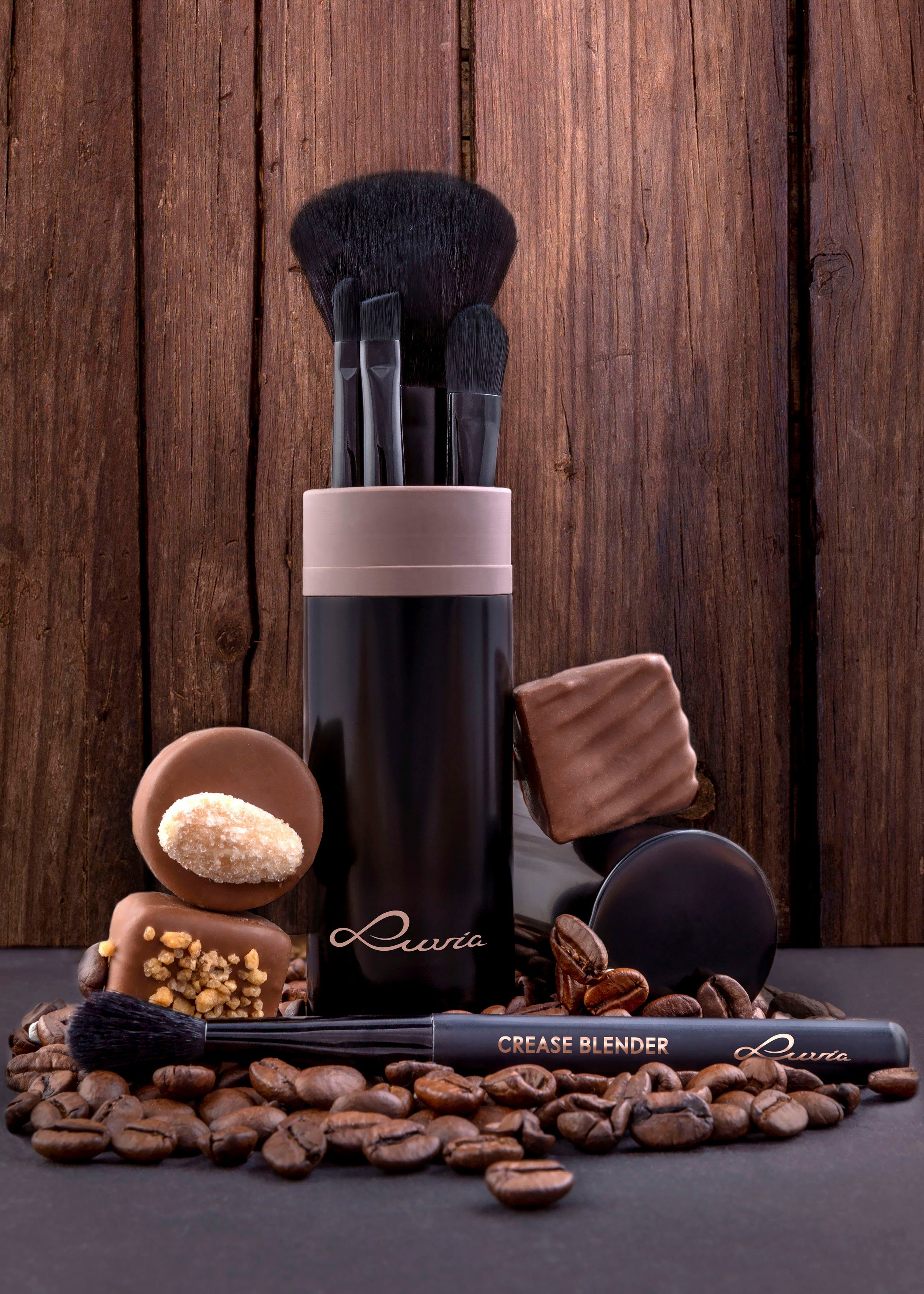 Luvia Cosmetics Kosmetikpinsel-Set Brush Travel Set, 5 tlg., Vielseitige Pinsel für perfektes Make-up!