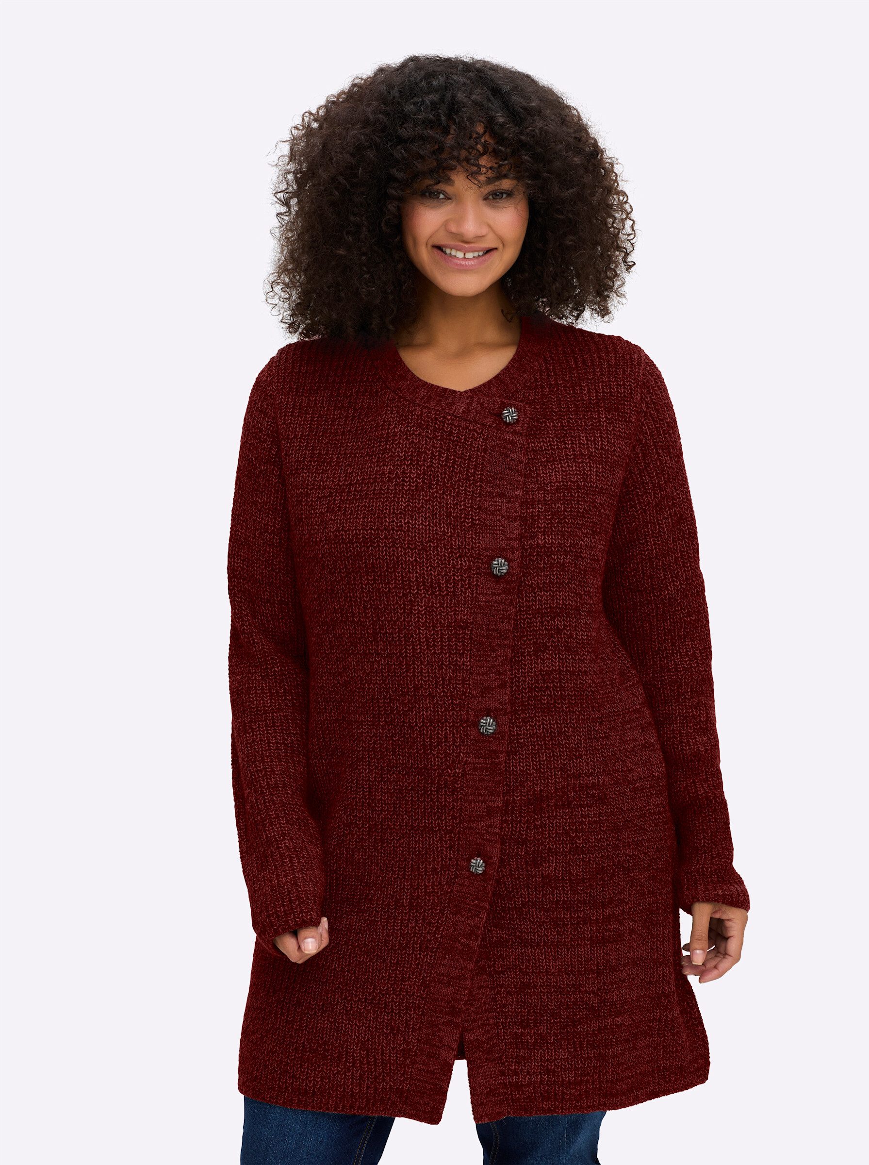 Sheego Strickjacke Strickjacke .