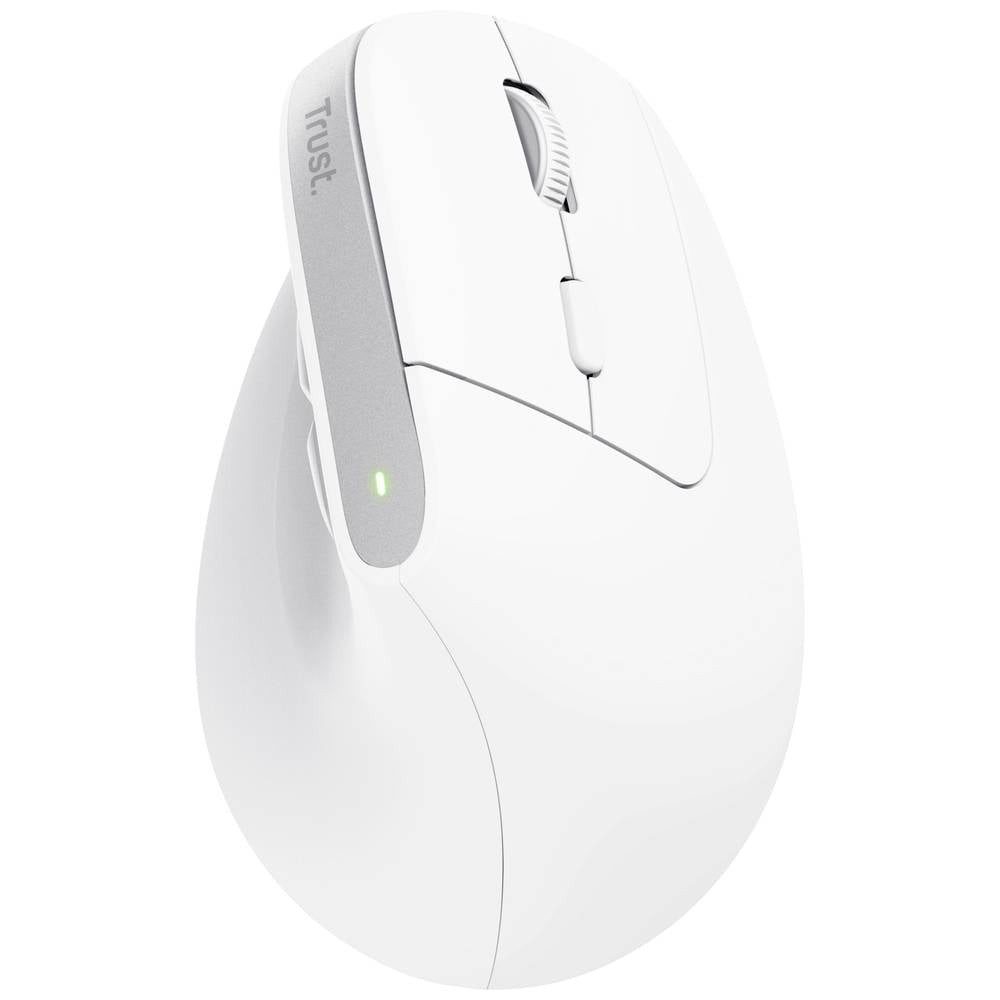 Trust ERGONOMIC WIRELESS MOUSE WHT Mäuse (Integriertes Scrollrad)