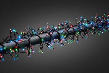 KONSTSMIDE LED-Lichterkette Weihnachtsdeko aussen, 960-flammig, Micro LED Büschellichterkette Cluster, mit 8 Funktionen, 960 Dioden