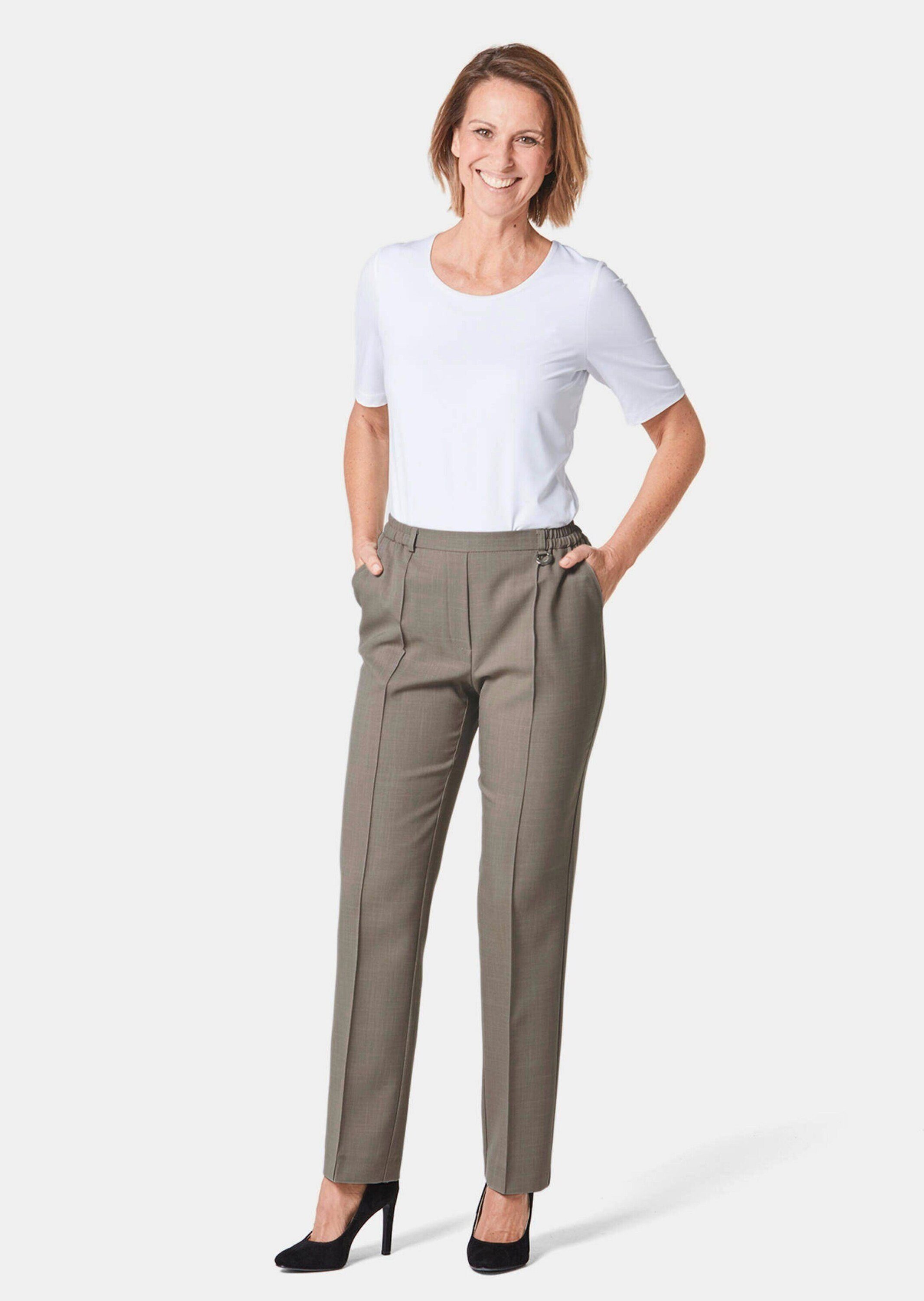 GOLDNER Schlupfhose Knitterarme Schlupfhose Martha mit günstig online kaufen