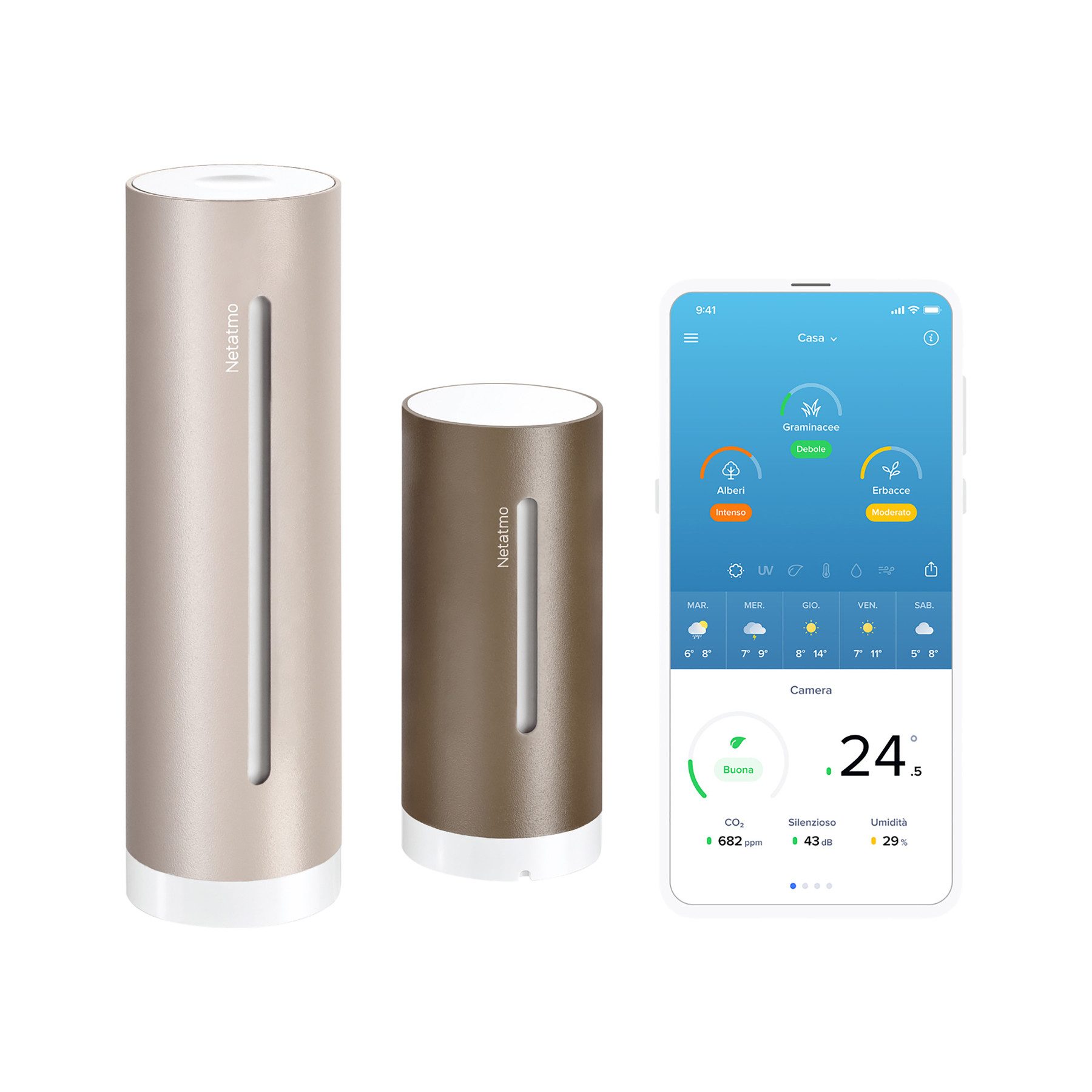 Netatmo NETATMO Wetterstation NWS-S-EC, 2te Generation Wetterstation