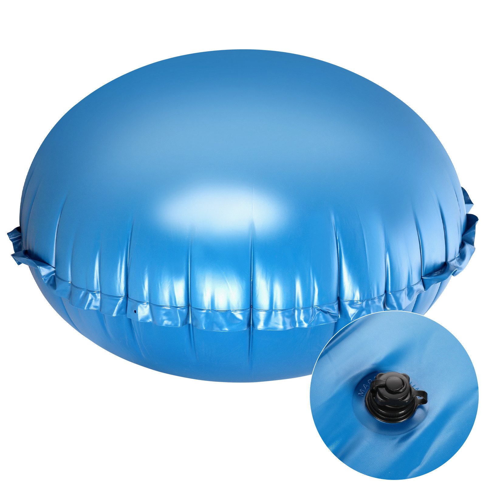 Clanmacy Pool-Abdeckplane Pool-Abdeckplane 200x200cm Poolkissen rund Winterabdeckung
