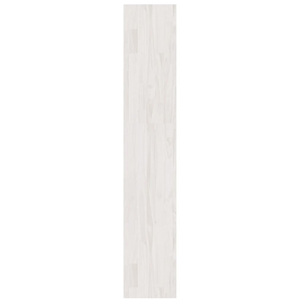 Bücherregal/Raumteiler Bücherregal furnicato Kiefer cm Weiß Massivholz 100x30x167,5